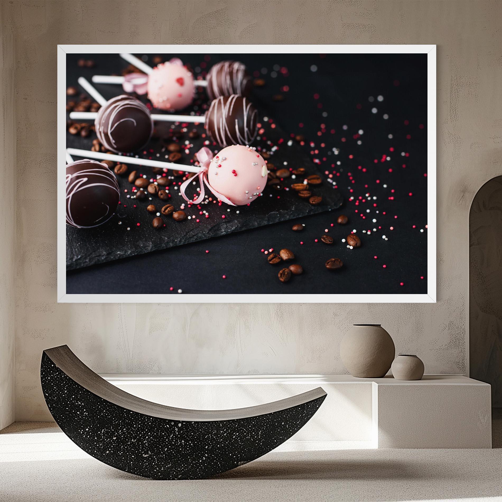 Tablou Canvas Chocolate Dessert mockup 8