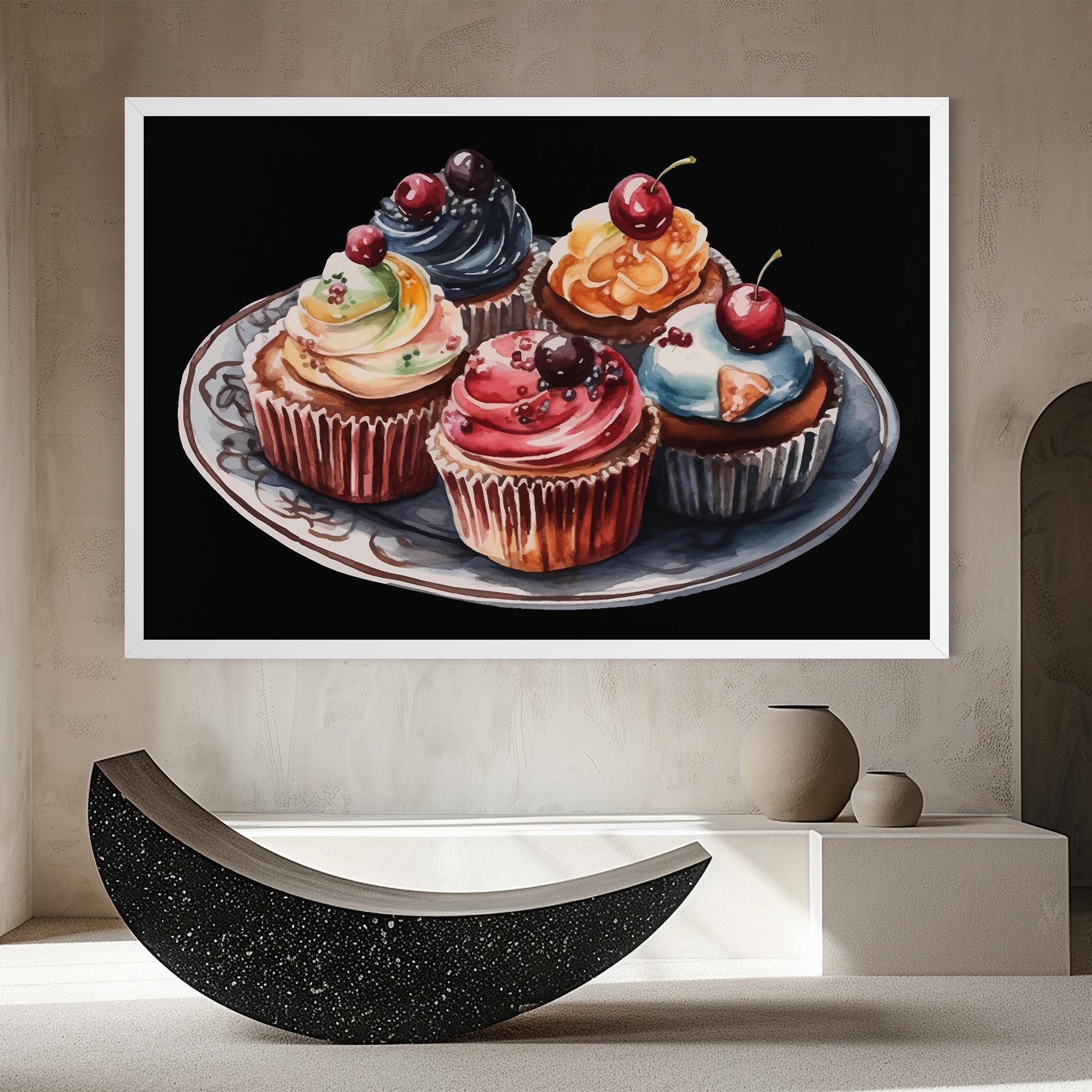 Tablou Canvas Colorful Muffins mockup 8