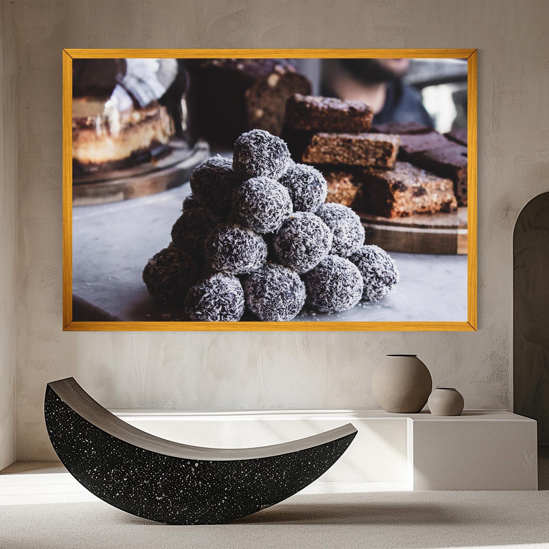 Tablou Canvas Chocolate Balls mockup 8