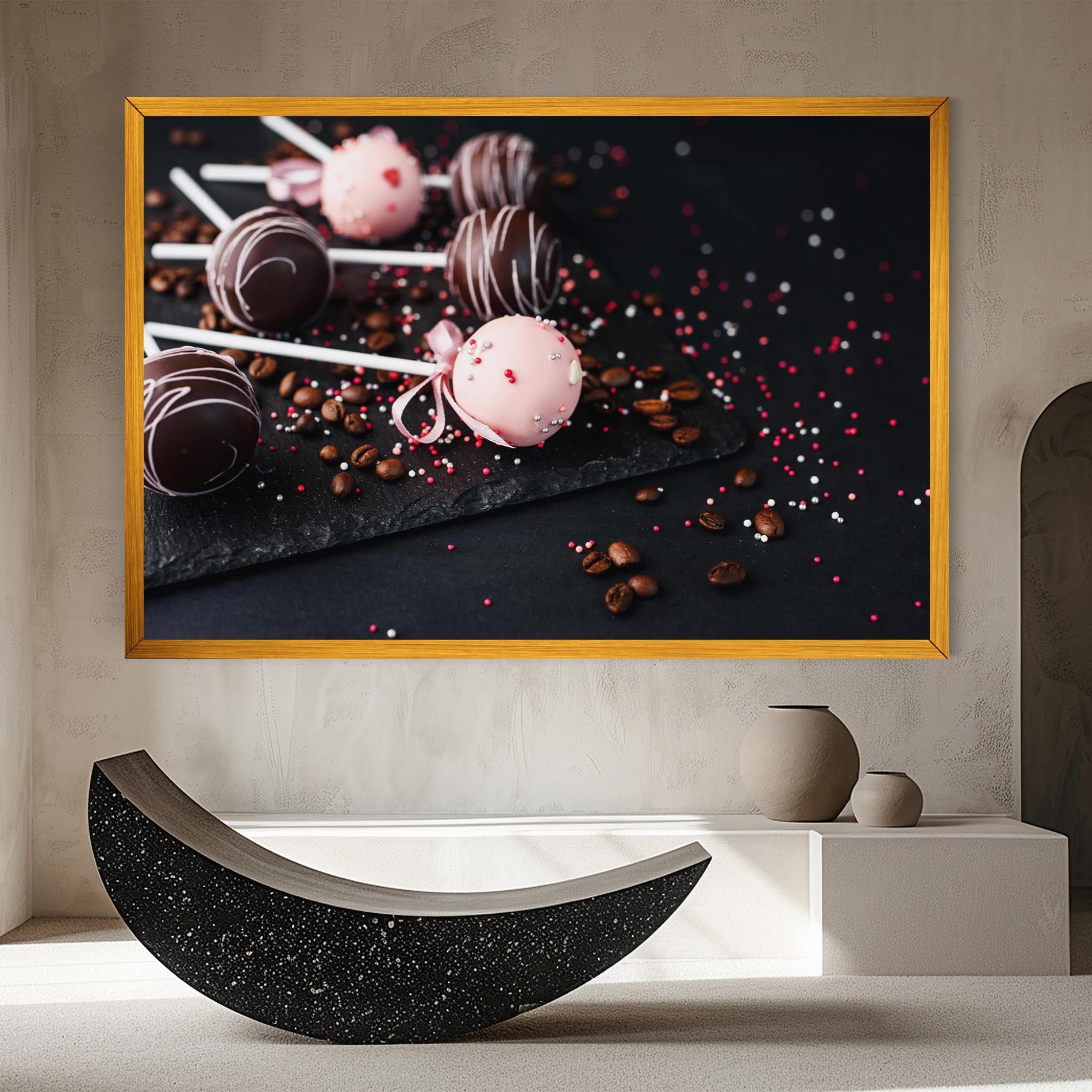Tablou Canvas Chocolate Dessert mockup 8