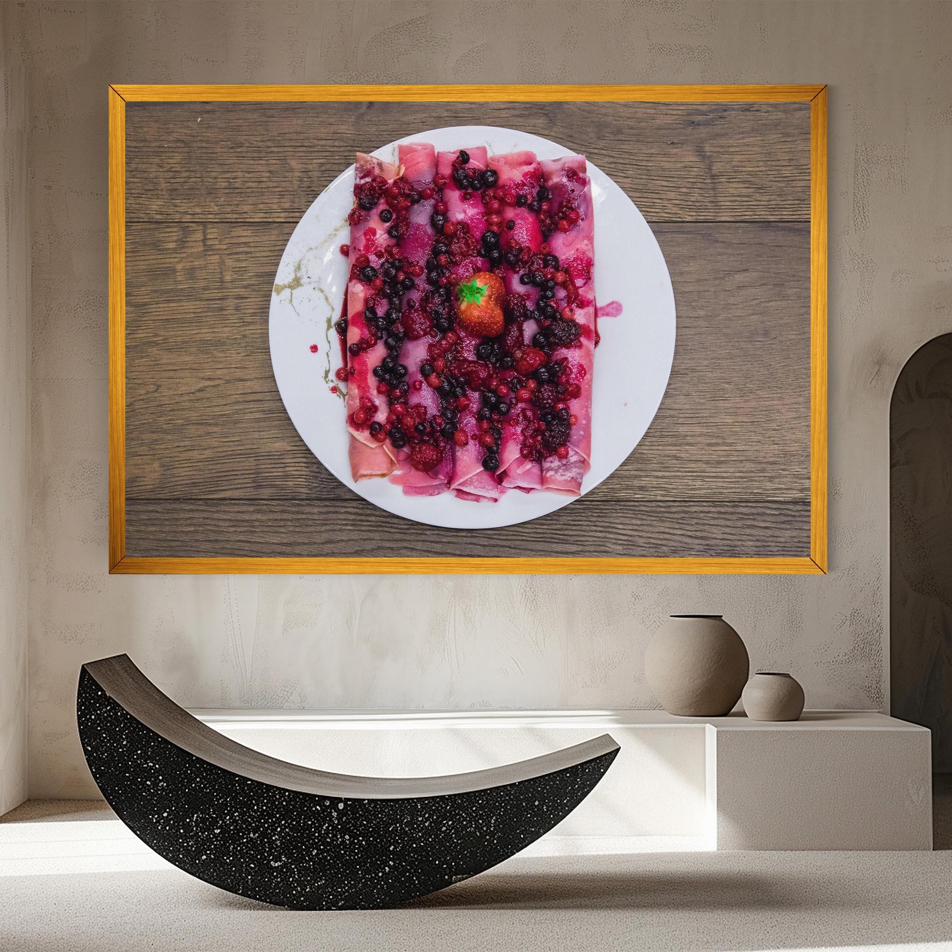 Tablou Canvas Strawberry Pancakes mockup 8