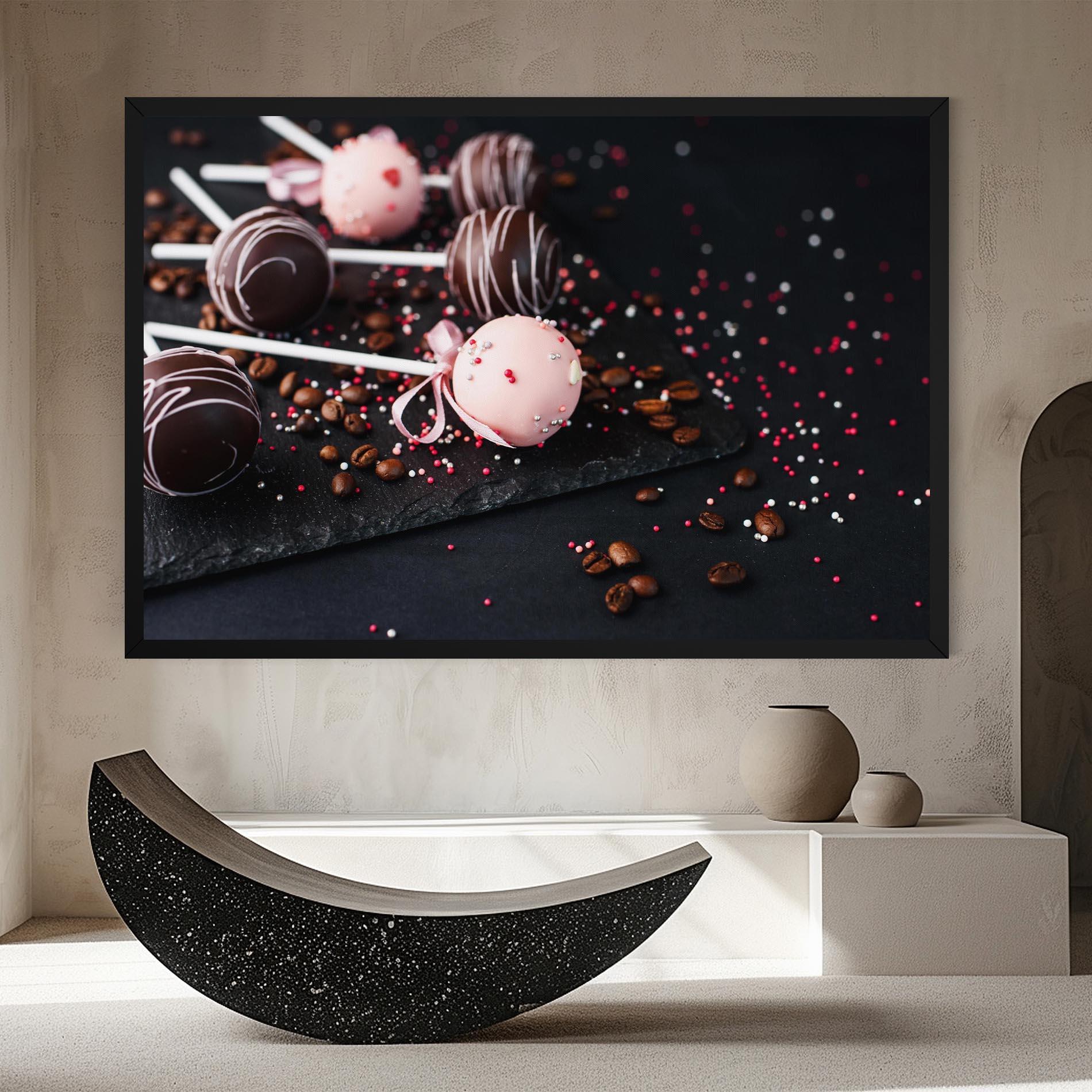 Tablou Canvas Chocolate Dessert mockup 8