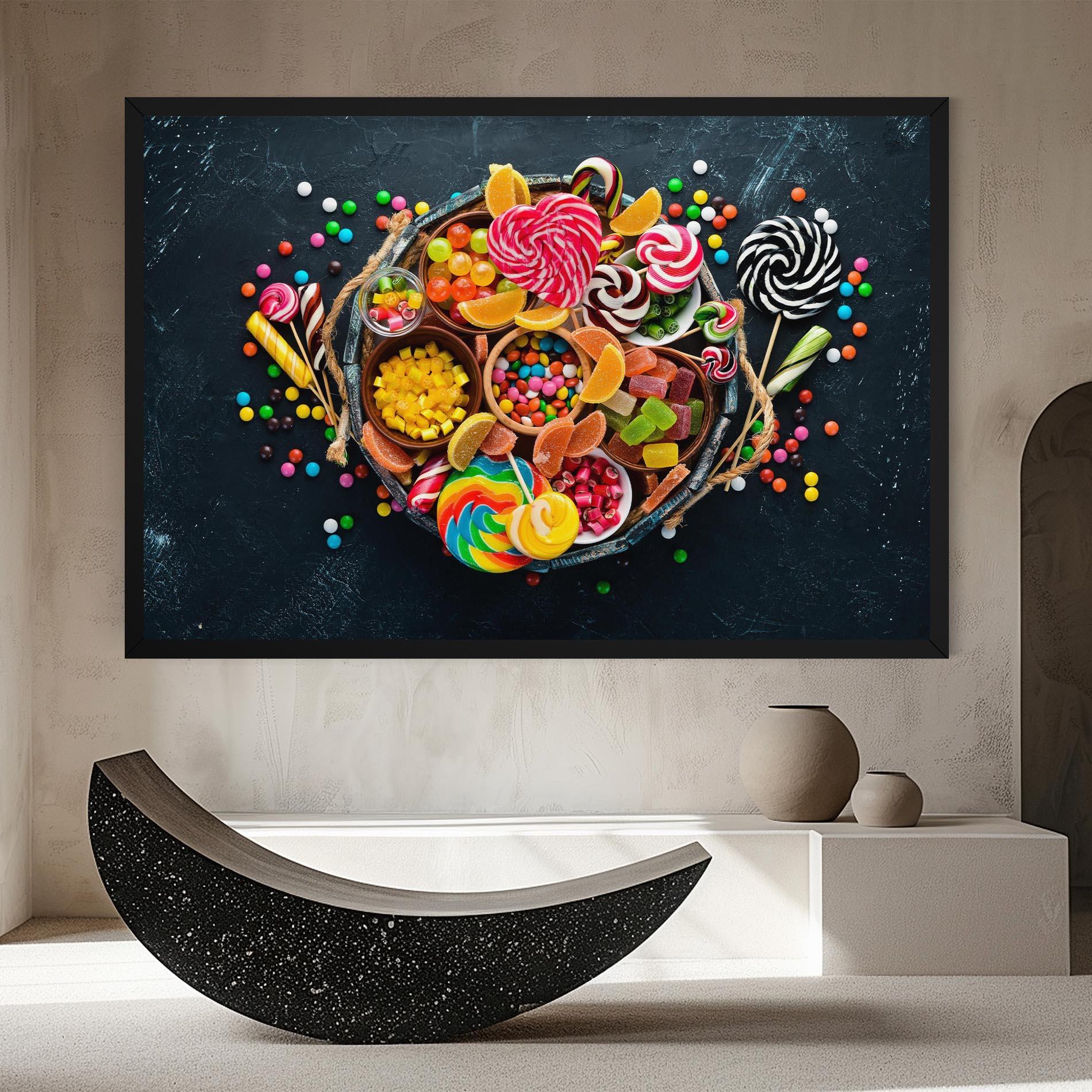 Tablou Canvas Colorful Jelly mockup 8