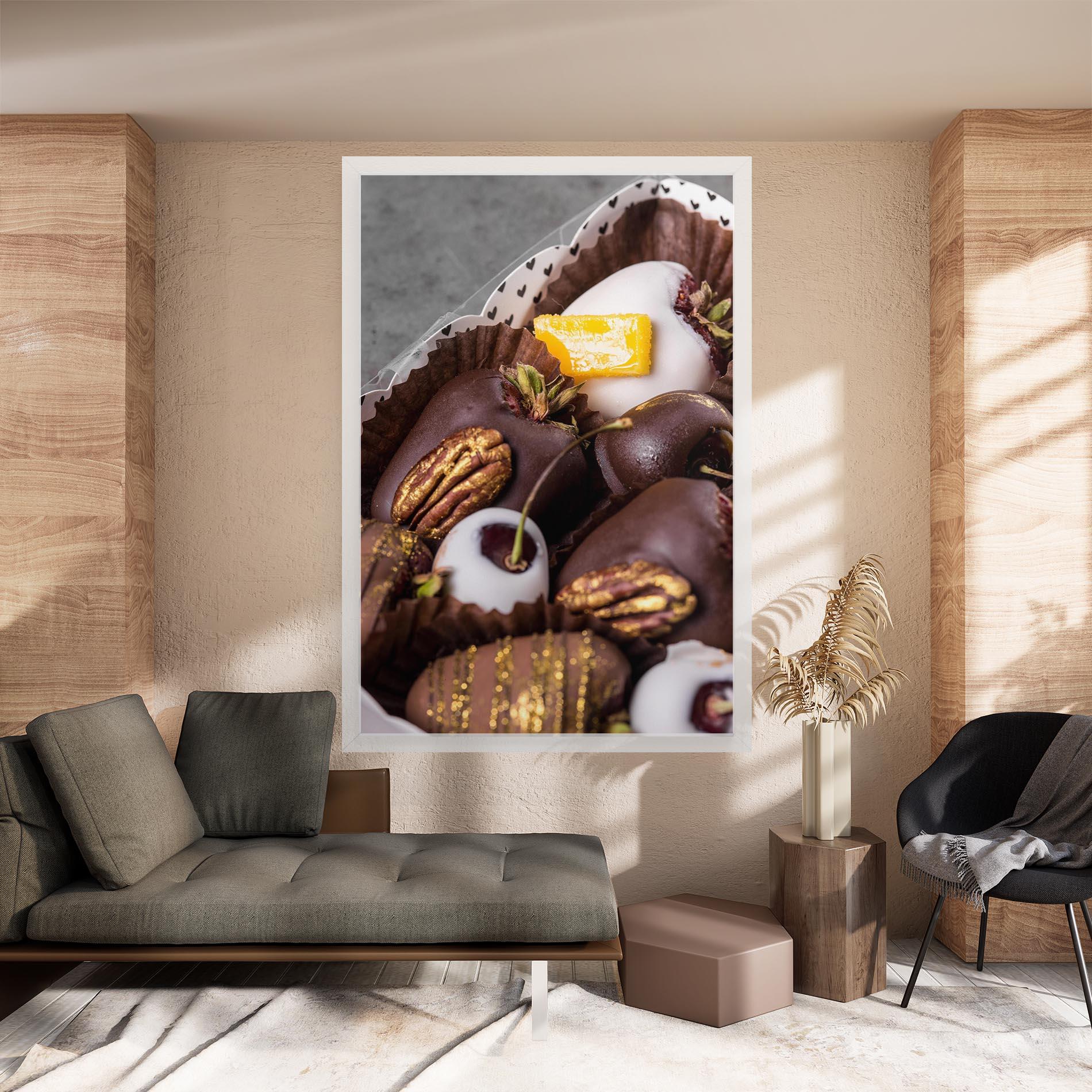 Tablou Canvas Chocolate Covered mockup 8