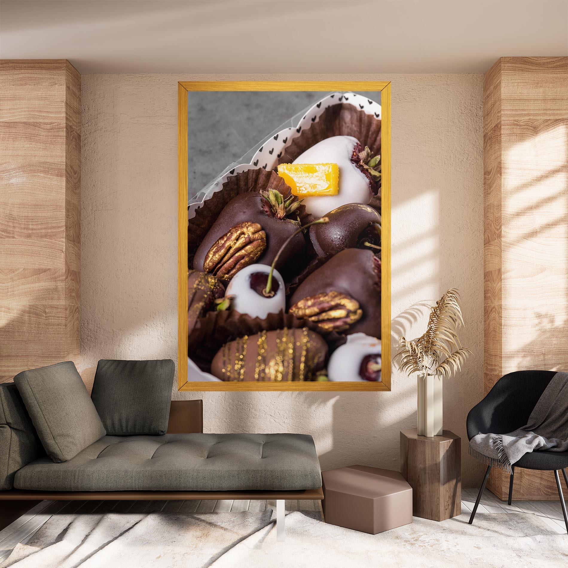 Tablou Canvas Chocolate Covered mockup 8
