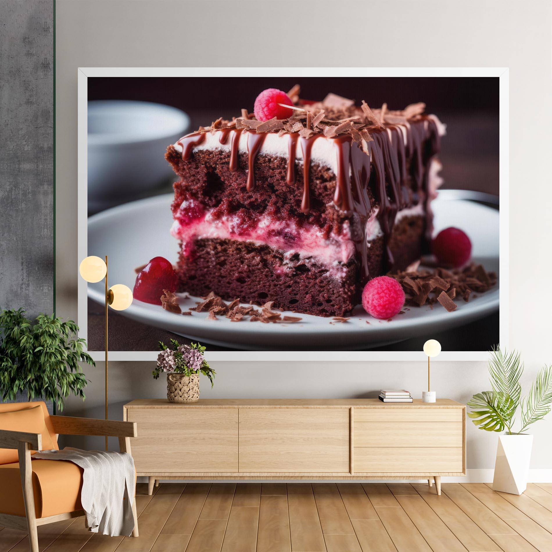 Tablou Canvas Brown Cake mockup 9