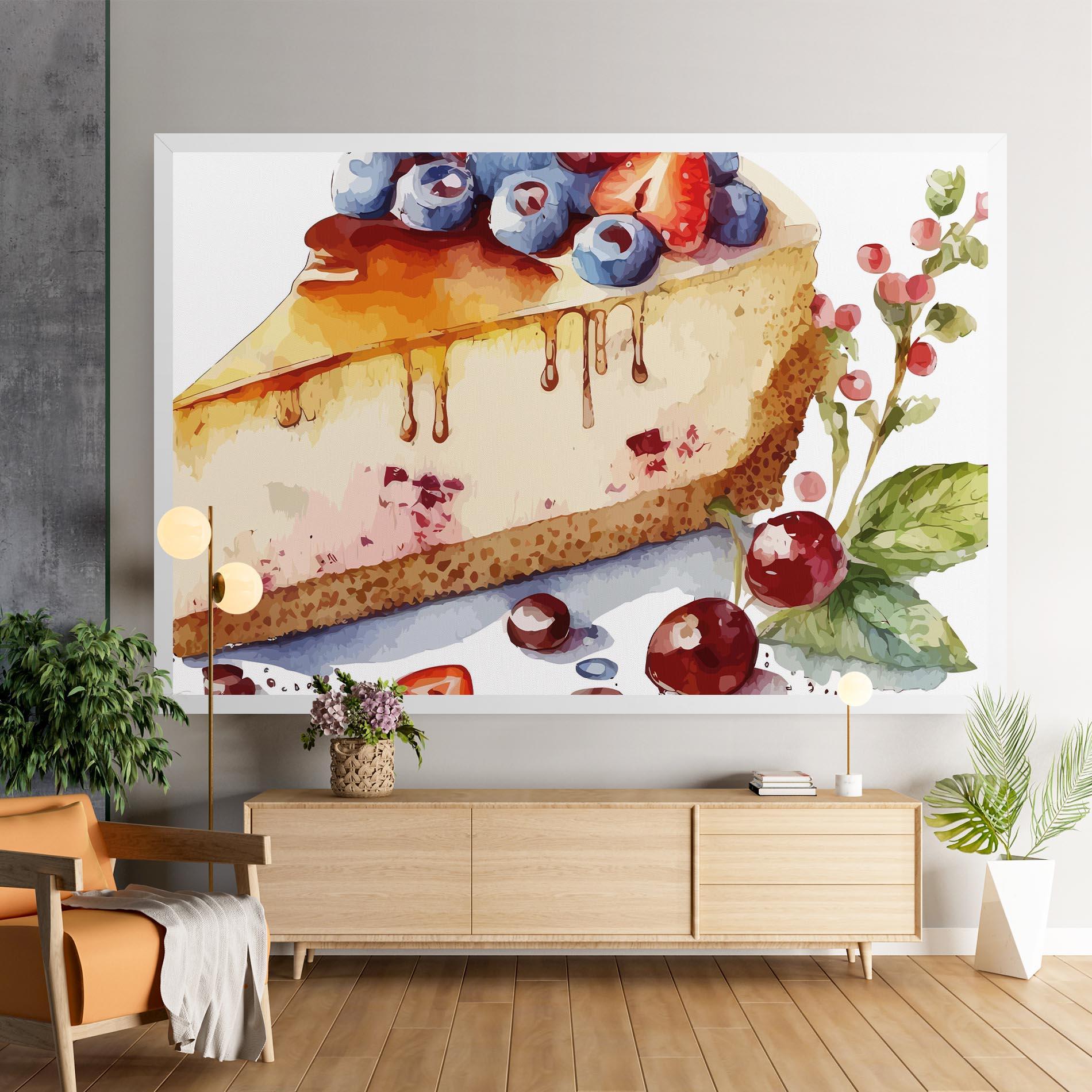 Tablou Canvas Cheesecake mockup 9