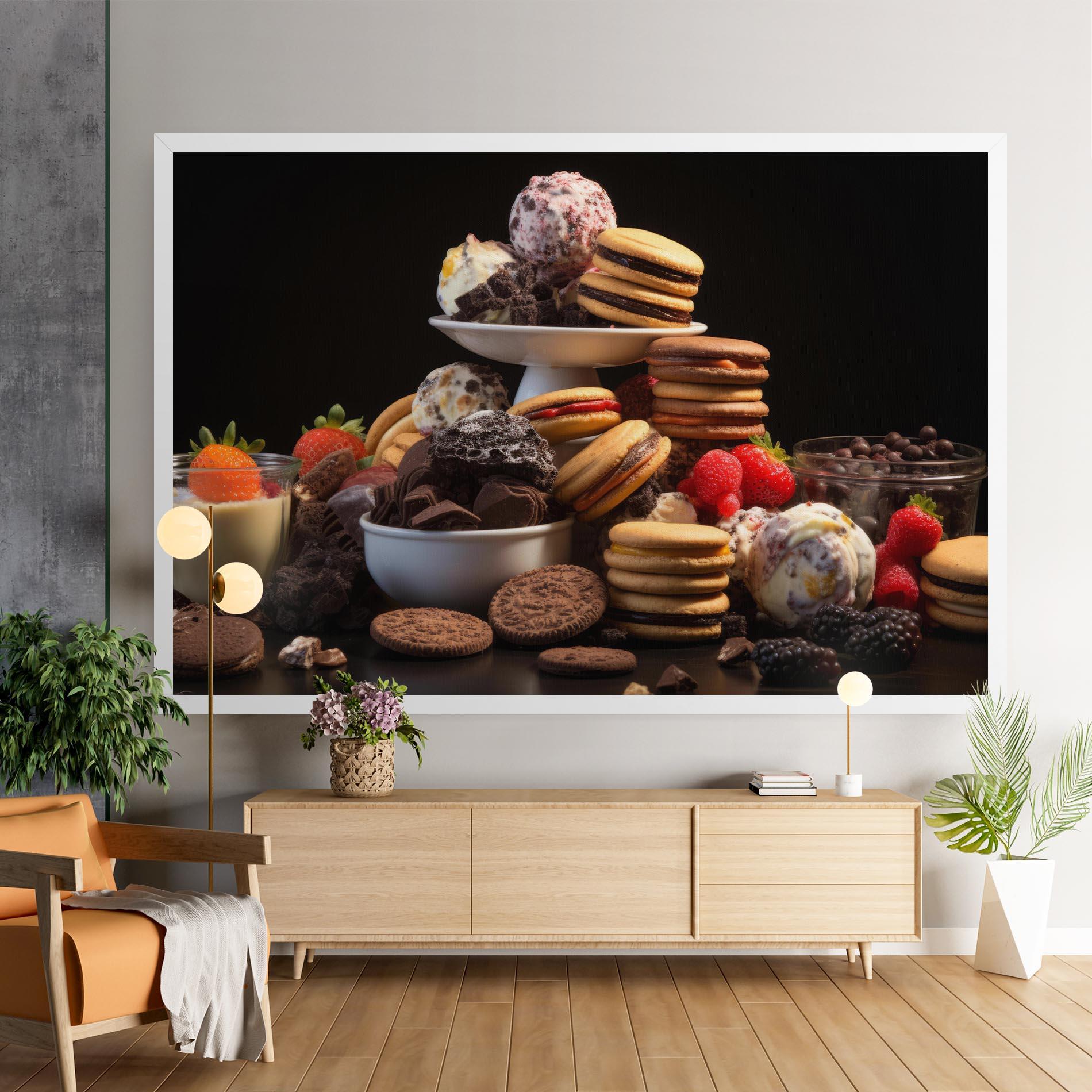 Tablou Canvas Ice Cream Cookies mockup 9