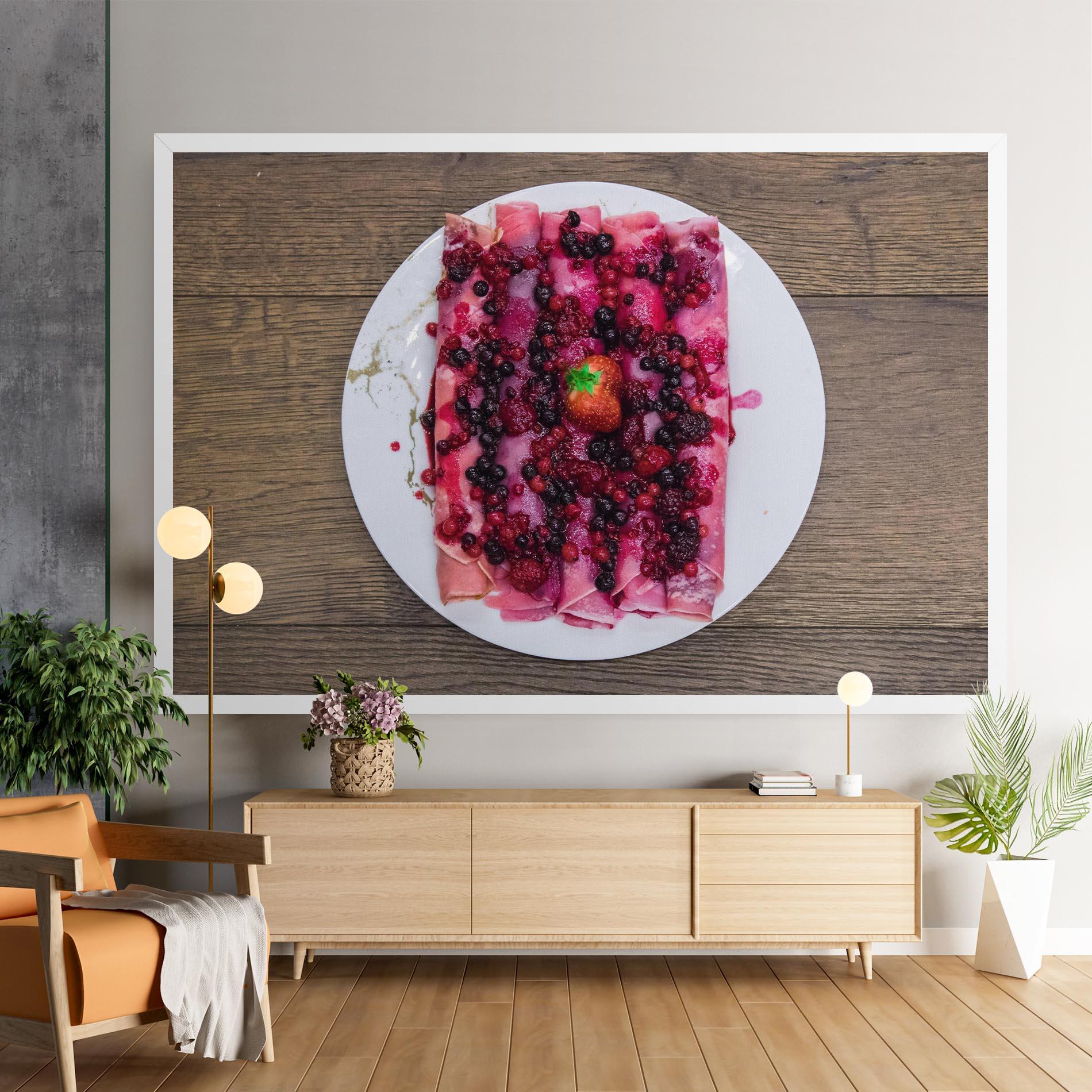 Tablou Canvas Strawberry Pancakes mockup 9