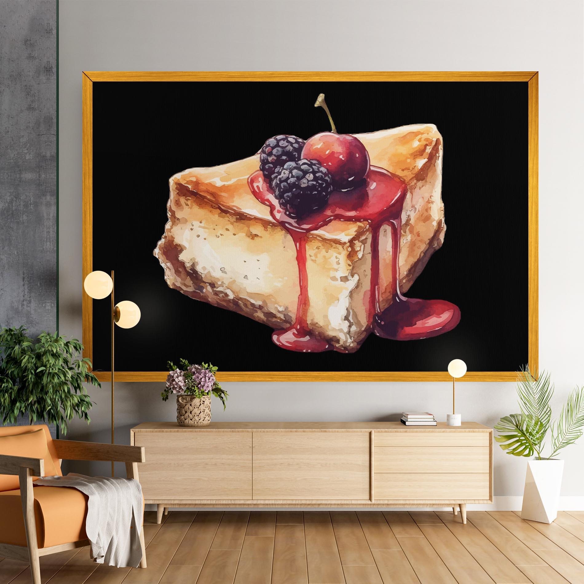 Tablou Canvas Berries Pie mockup 9