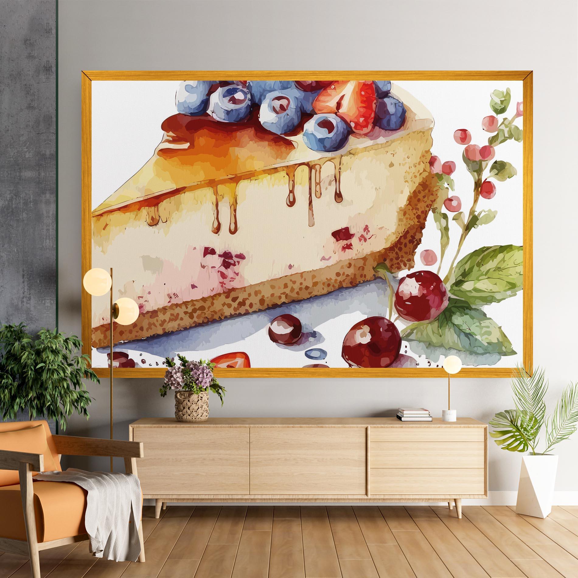 Tablou Canvas Cheesecake mockup 9