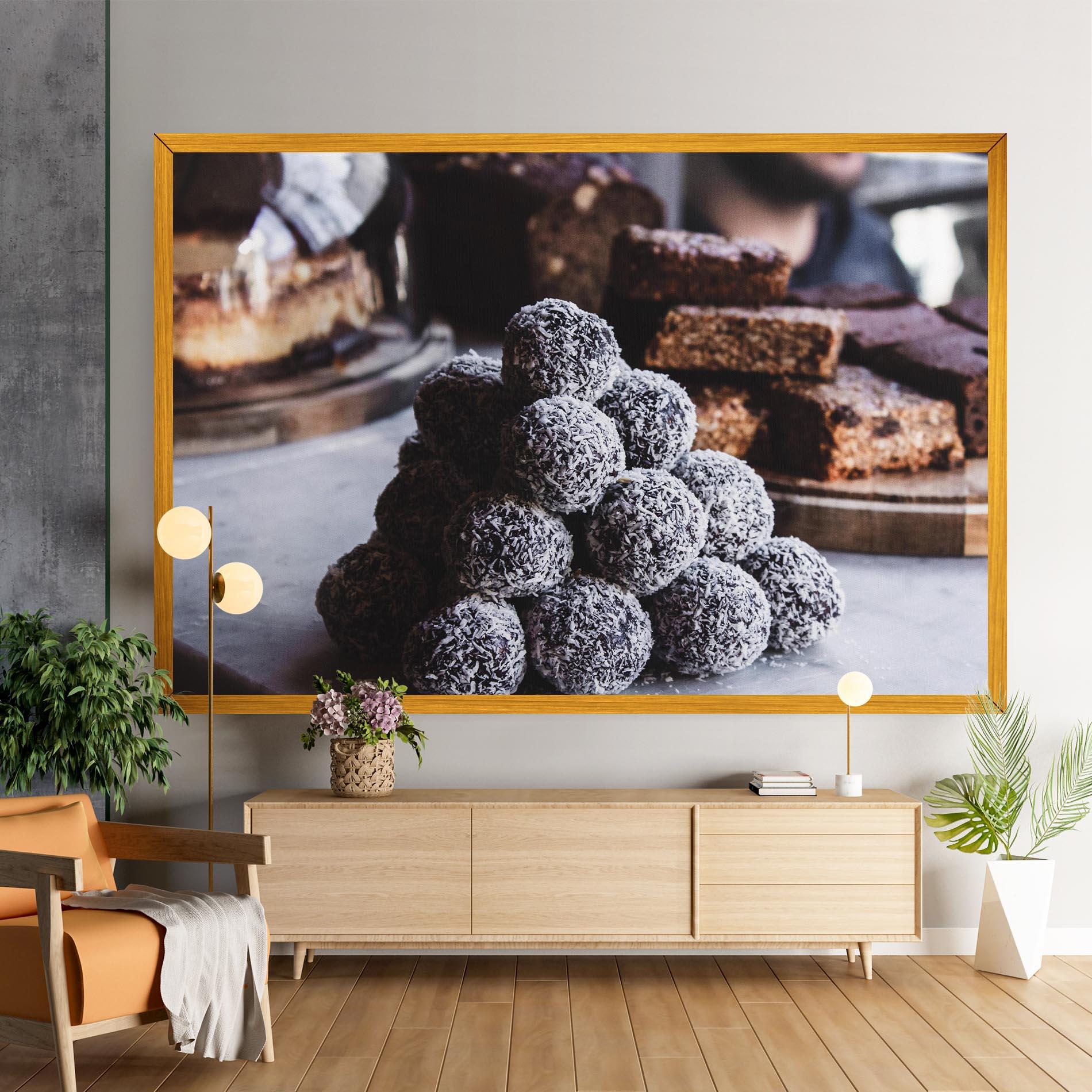 Tablou Canvas Chocolate Balls mockup 9