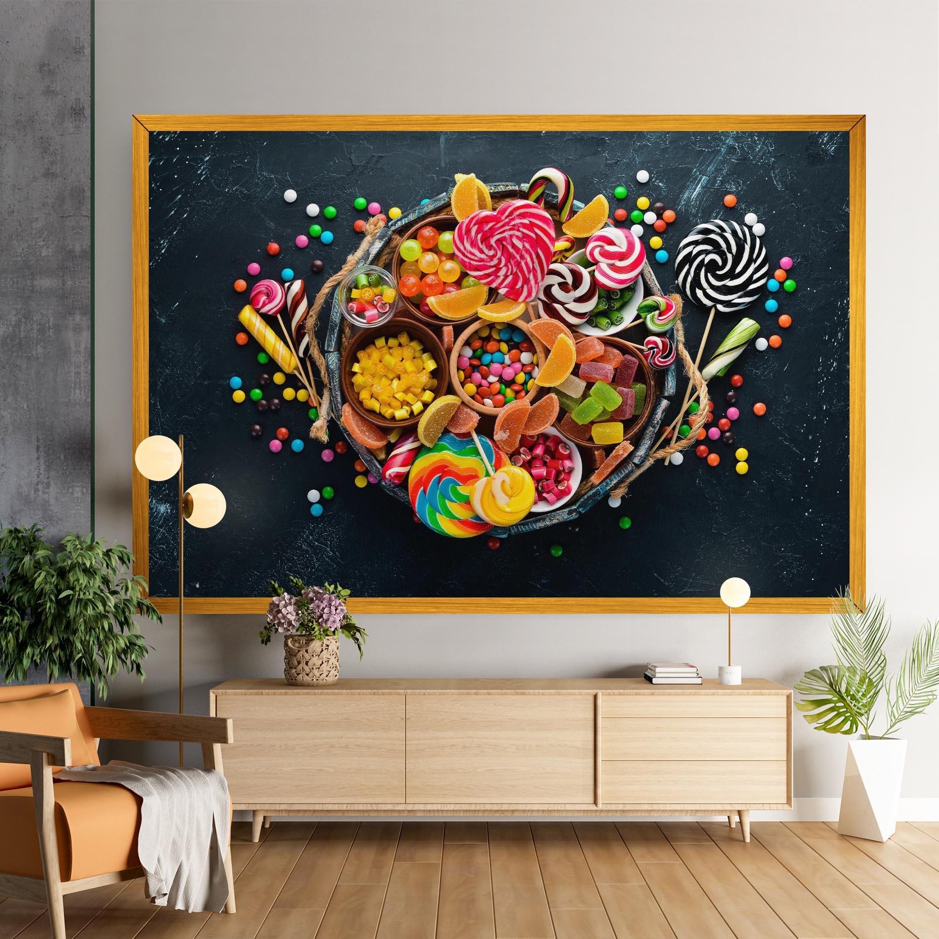 Tablou Canvas Colorful Jelly mockup 9