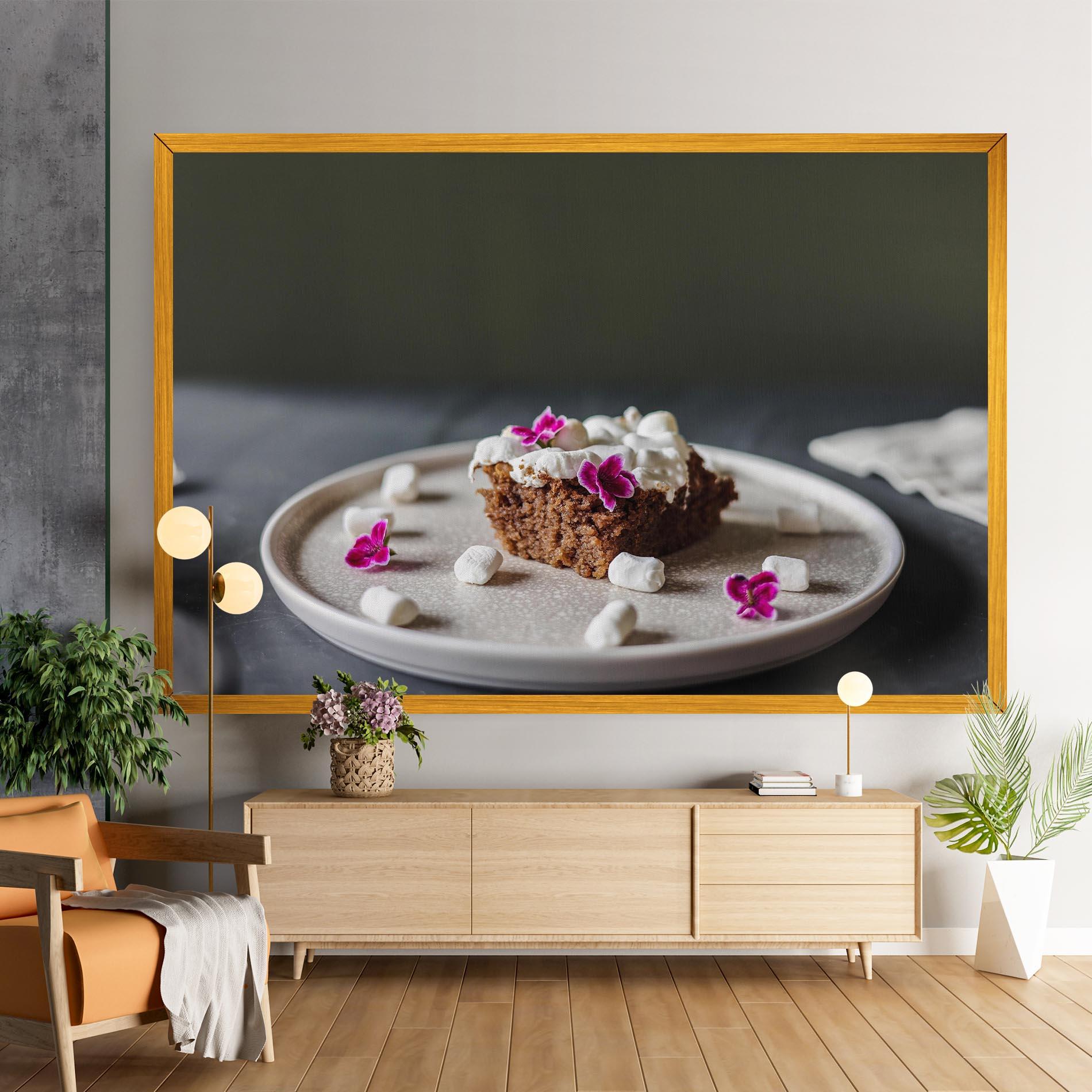 Tablou Canvas Marshmallow Cake mockup 9