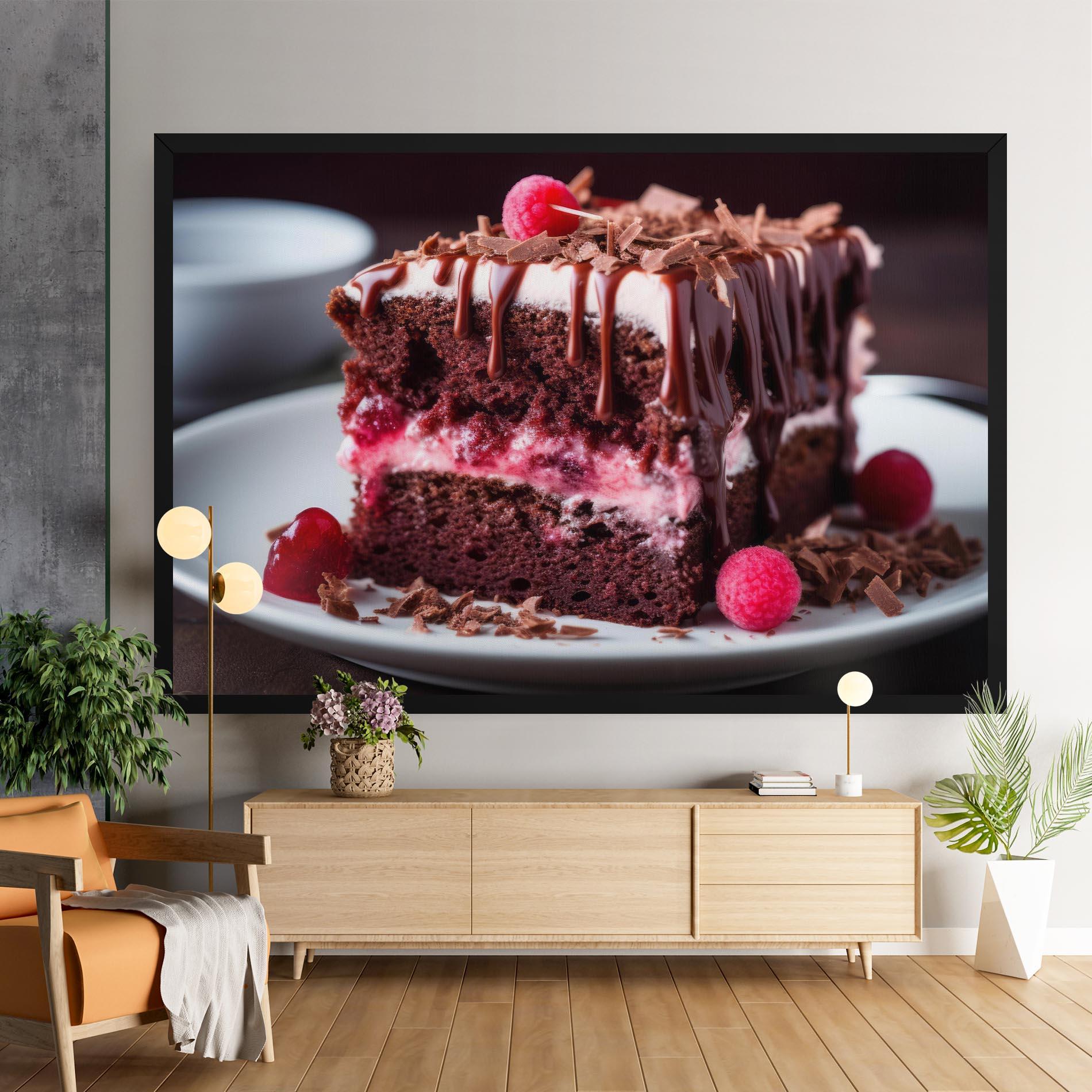 Tablou Canvas Brown Cake mockup 9