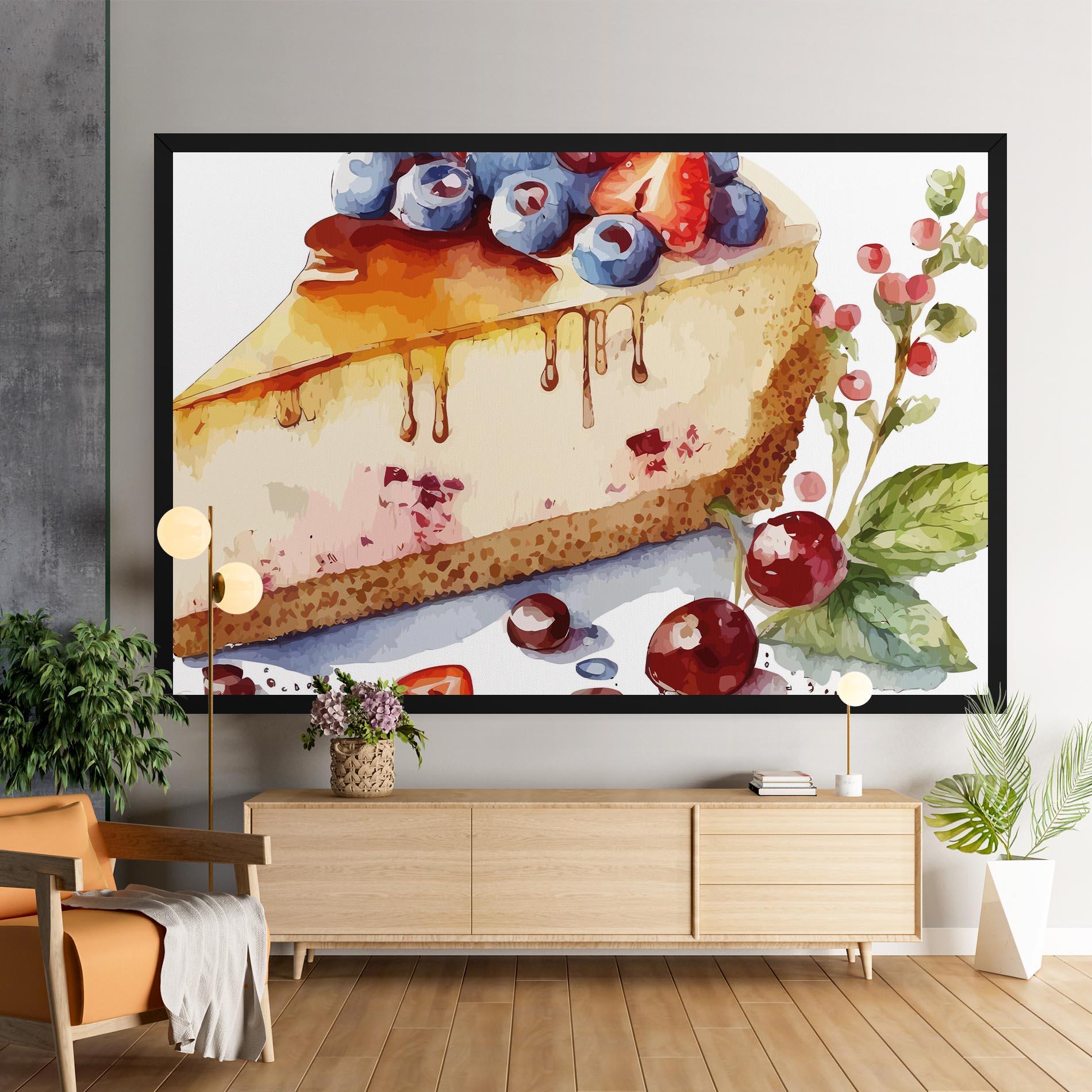 Tablou Canvas Cheesecake mockup 9