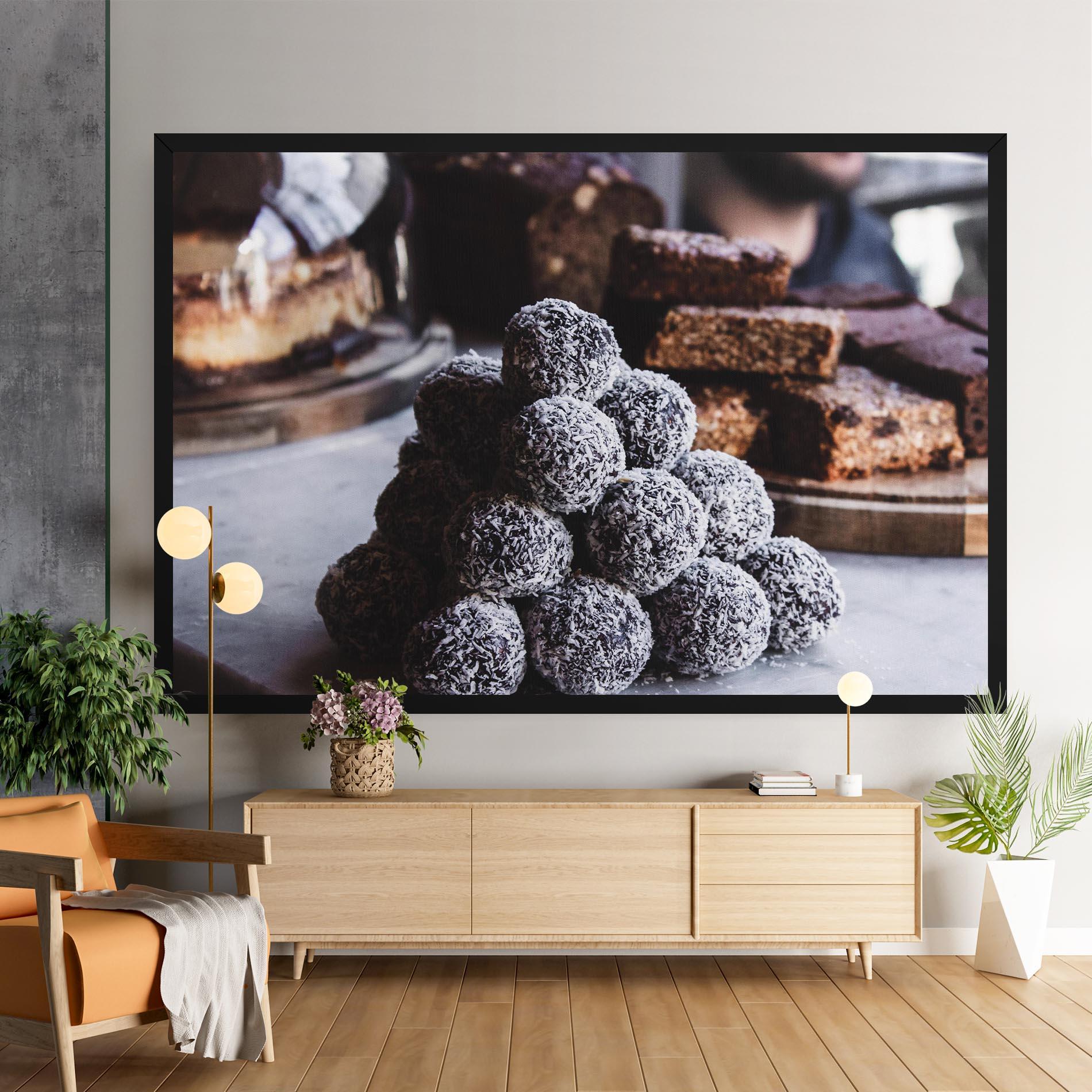 Tablou Canvas Chocolate Balls mockup 9