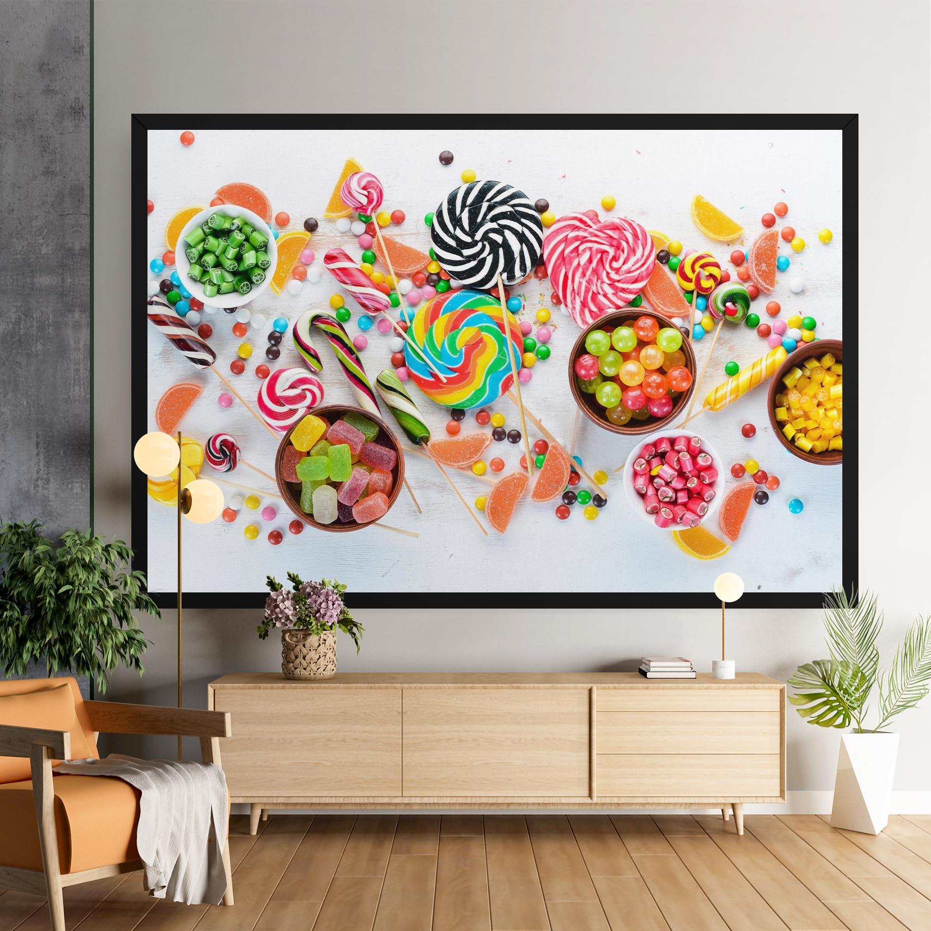 Tablou Canvas Colorful Candies Jelly mockup 9