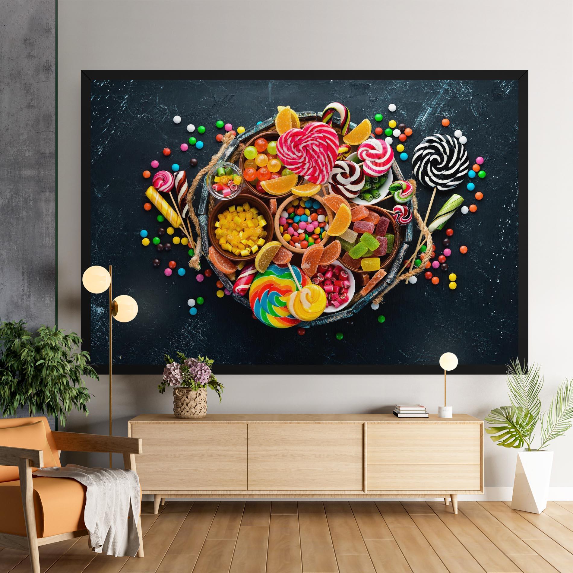 Tablou Canvas Colorful Jelly mockup 9