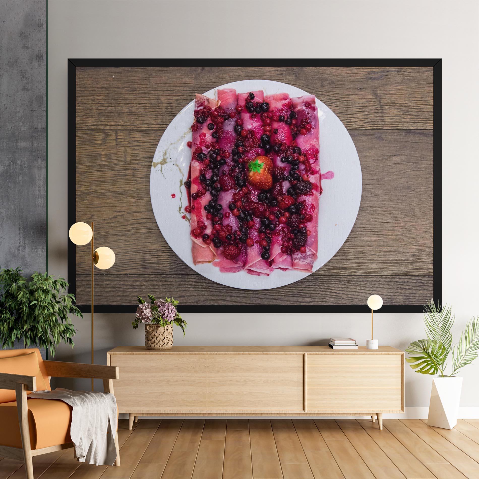 Tablou Canvas Strawberry Pancakes mockup 9