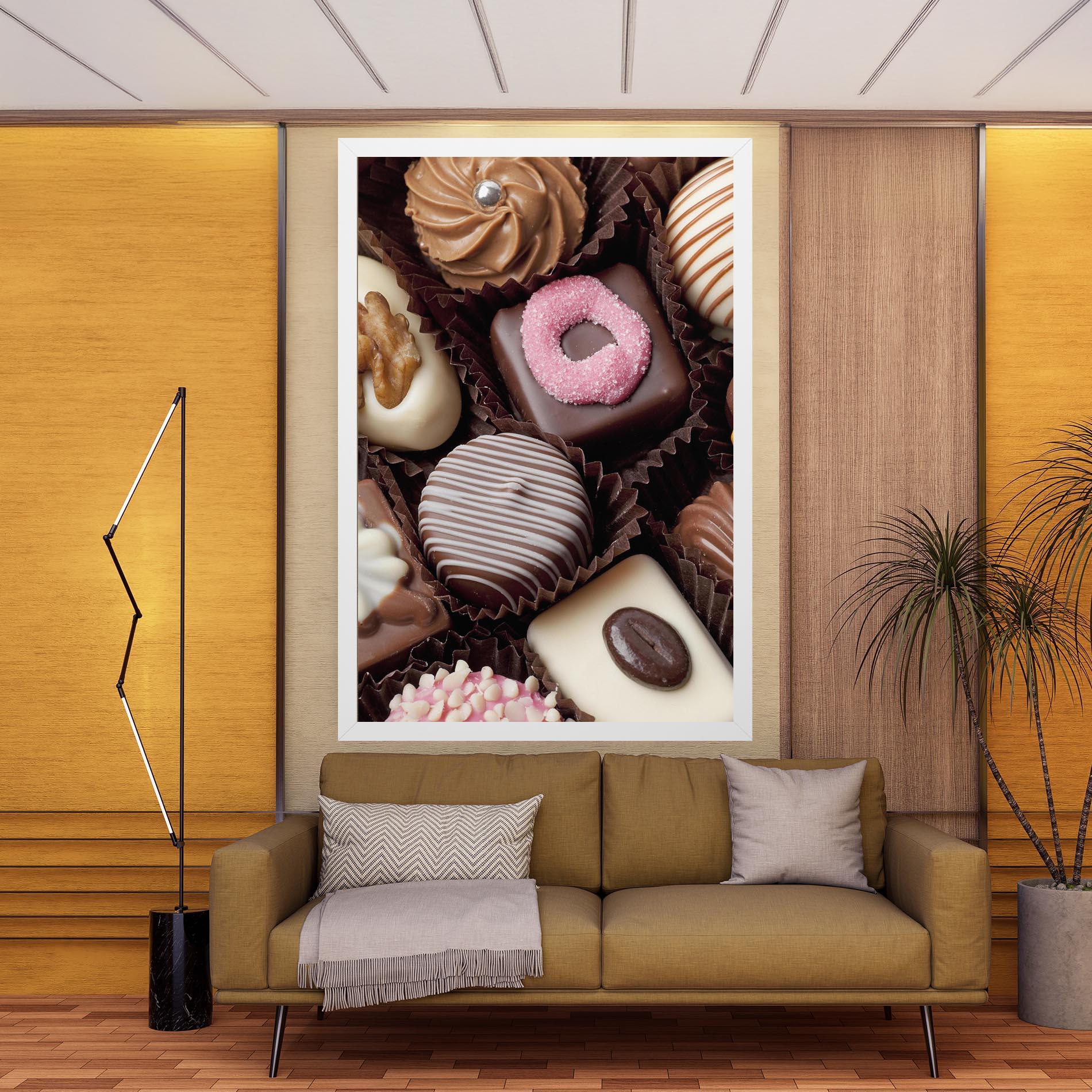 Tablou Canvas Chocolate Bonbons mockup 9