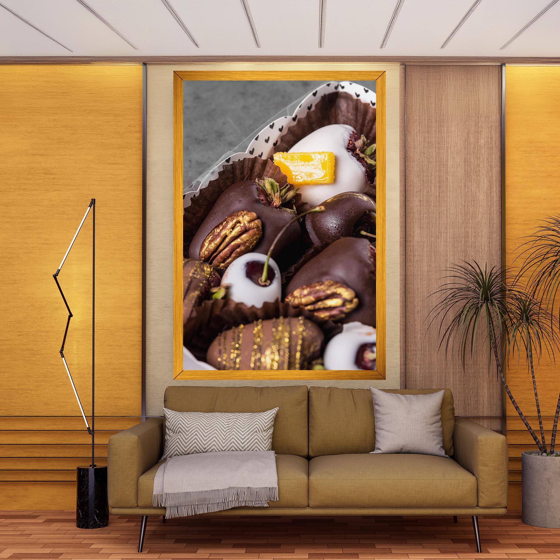 Tablou Canvas Chocolate Covered mockup 9