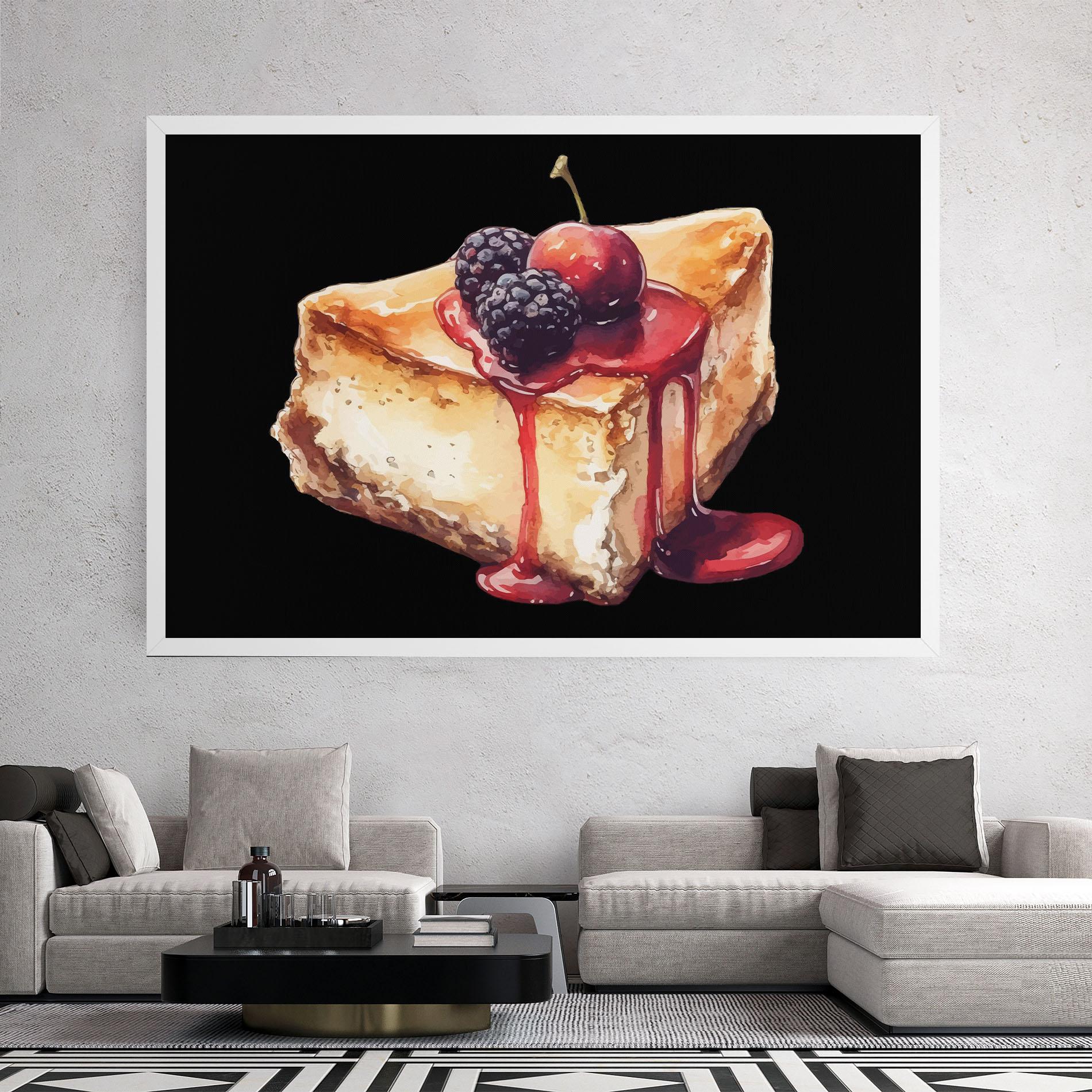 Tablou Canvas Berries Pie mockup 2