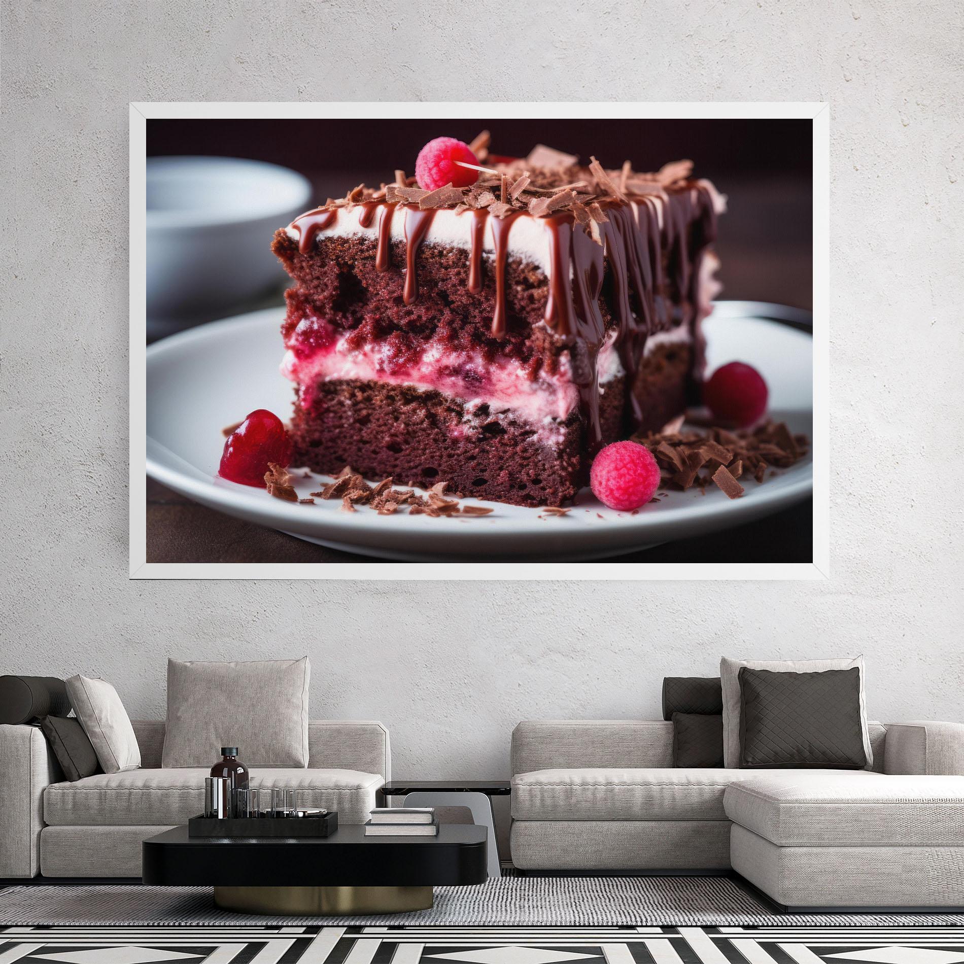Tablou Canvas Brown Cake mockup 2
