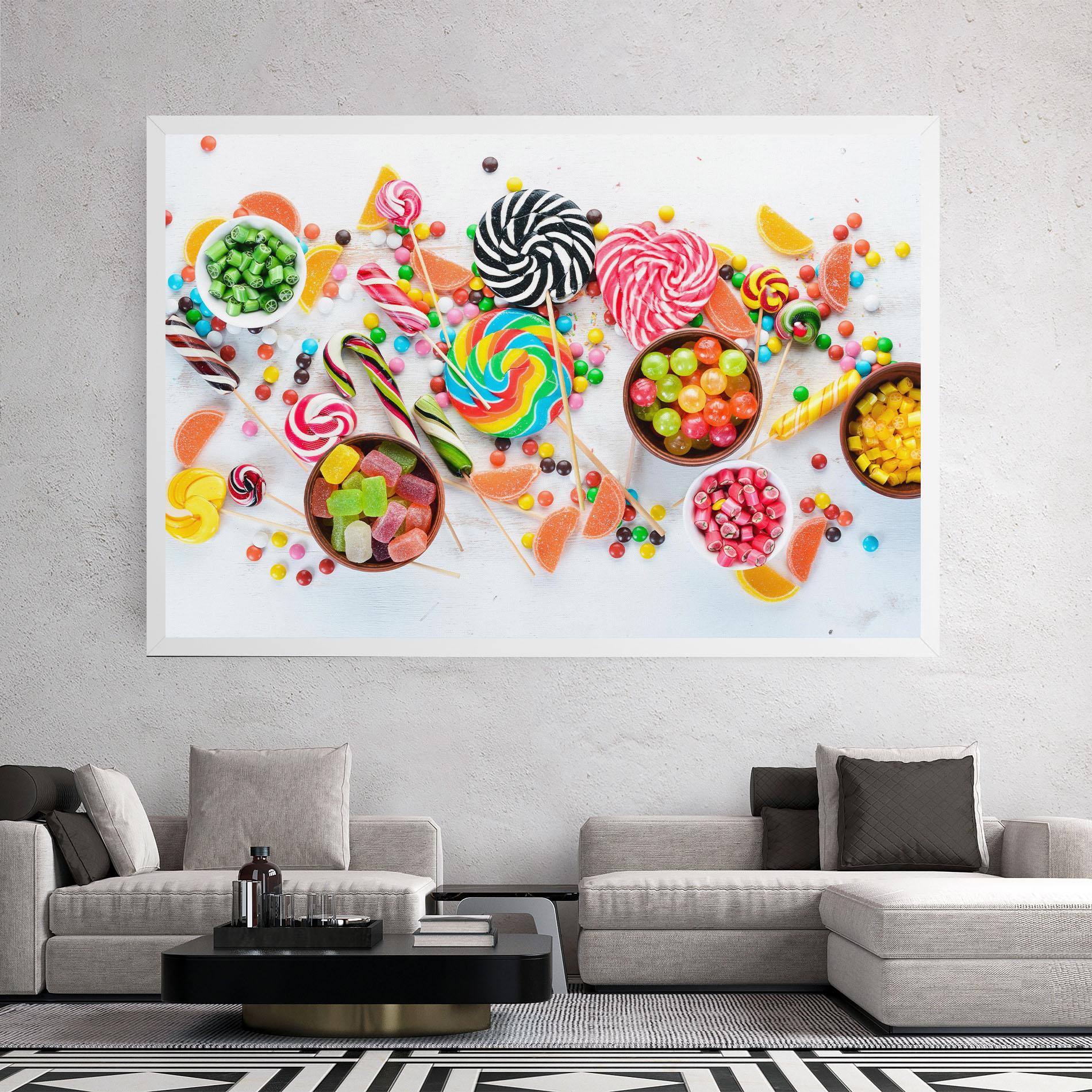 Tablou Canvas Colorful Candies Jelly mockup 2