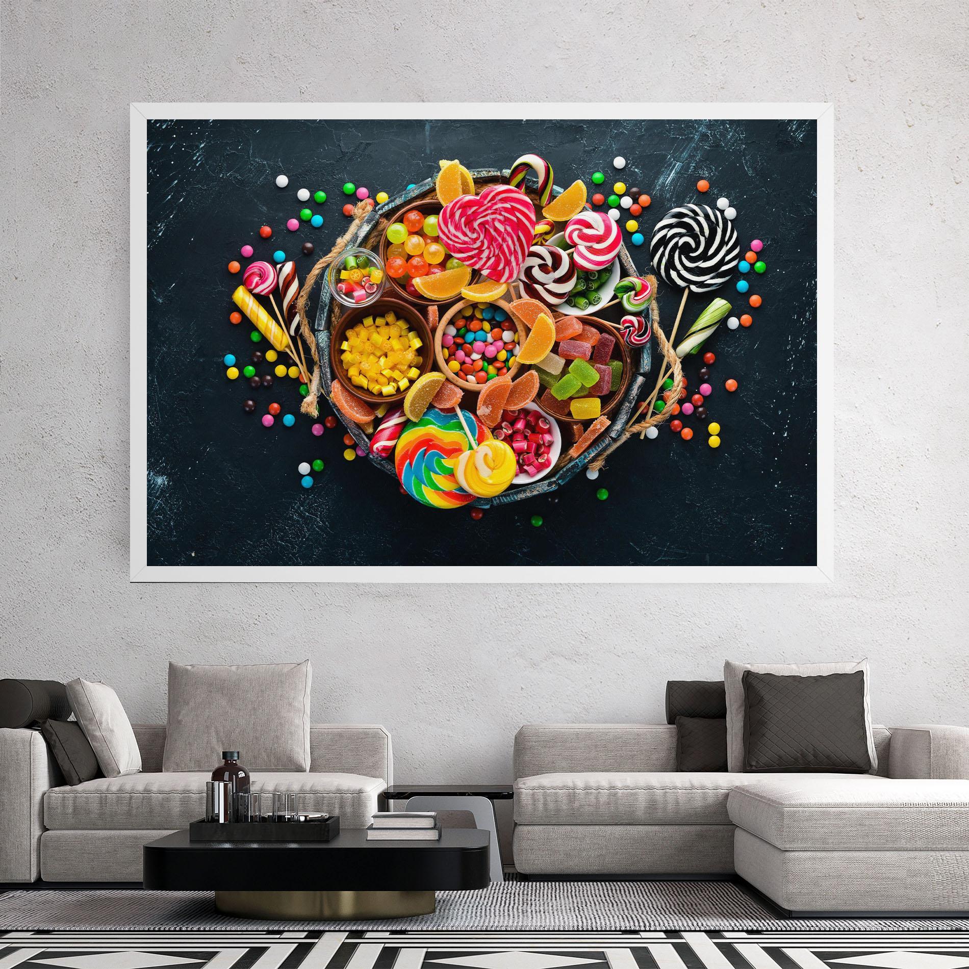 Tablou Canvas Colorful Jelly mockup 2