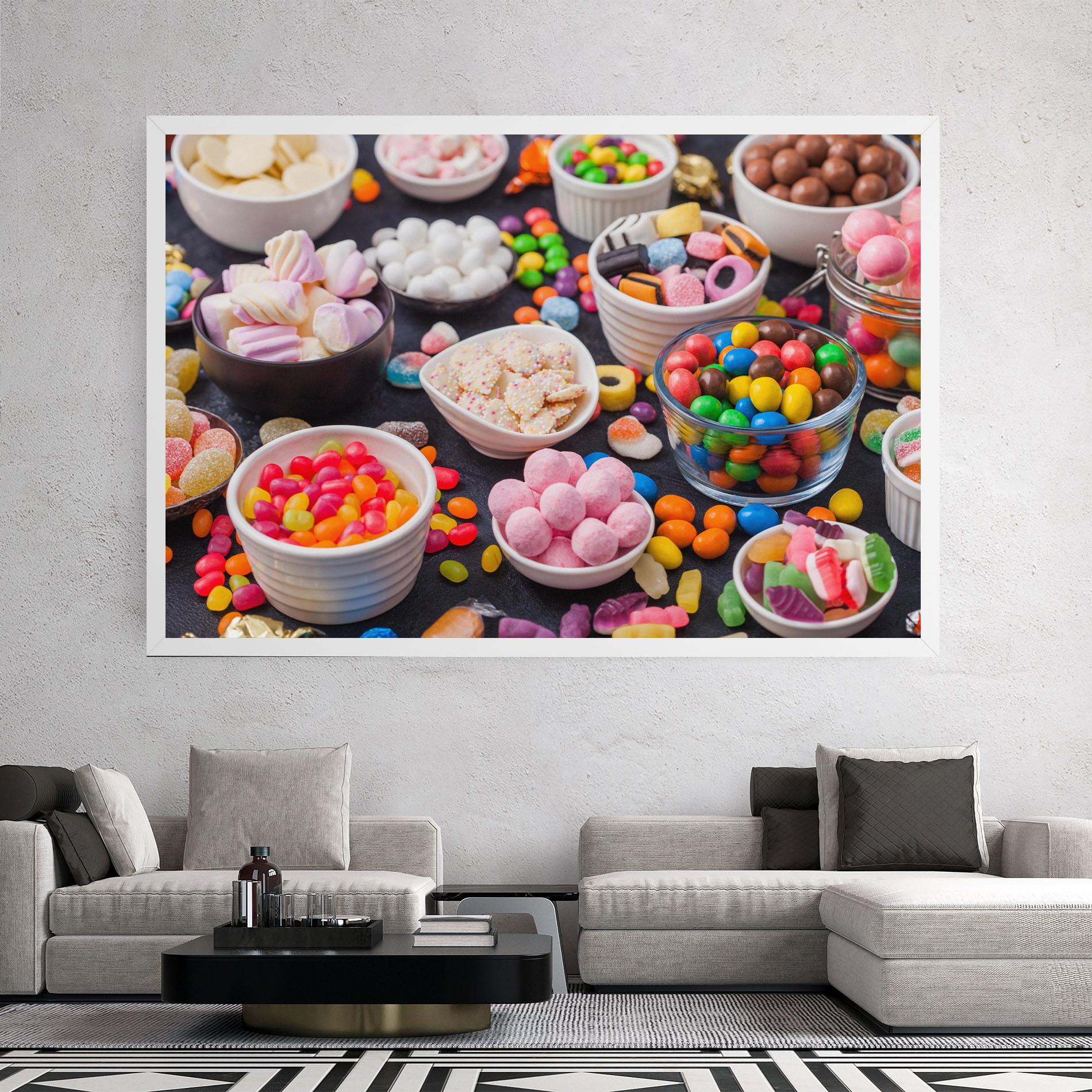 Tablou Canvas Lollipop Candies mockup 2