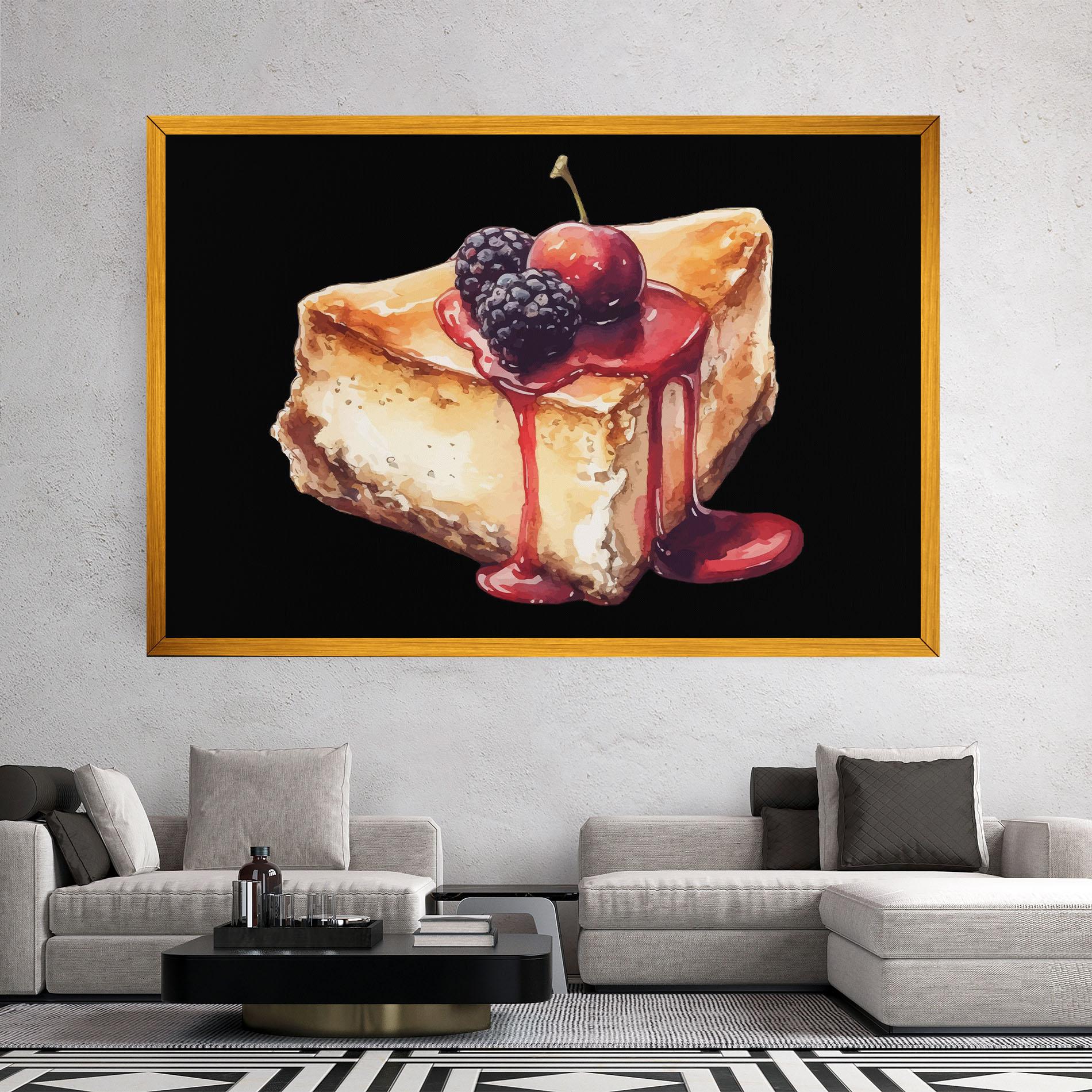 Tablou Canvas Berries Pie mockup 2