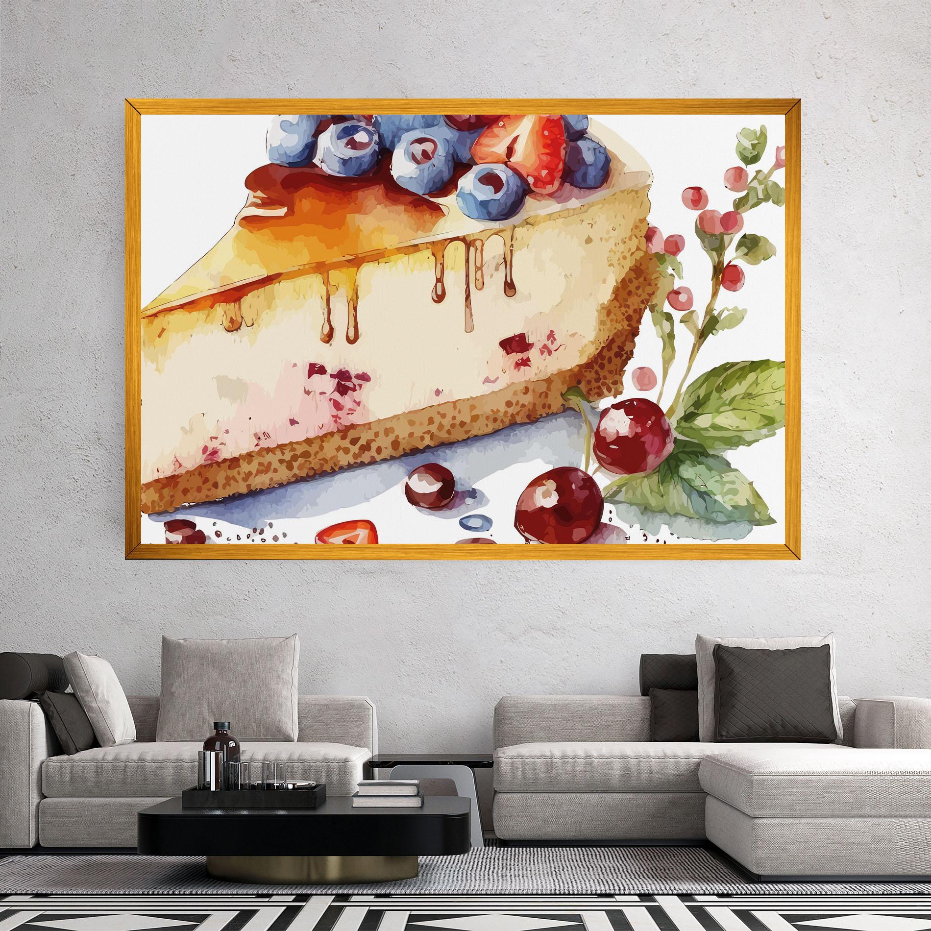 Tablou Canvas Cheesecake mockup 2