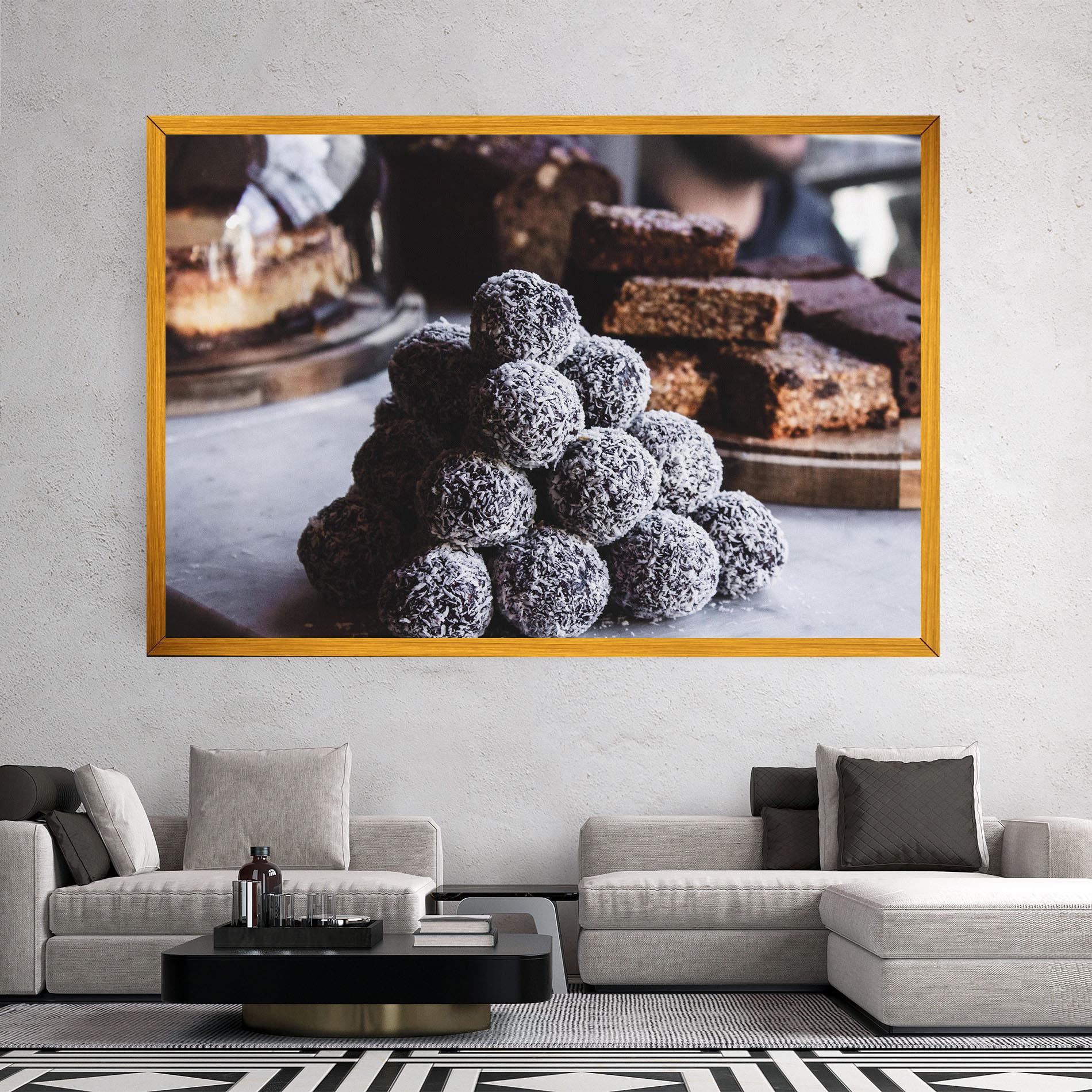 Tablou Canvas Chocolate Balls mockup 2