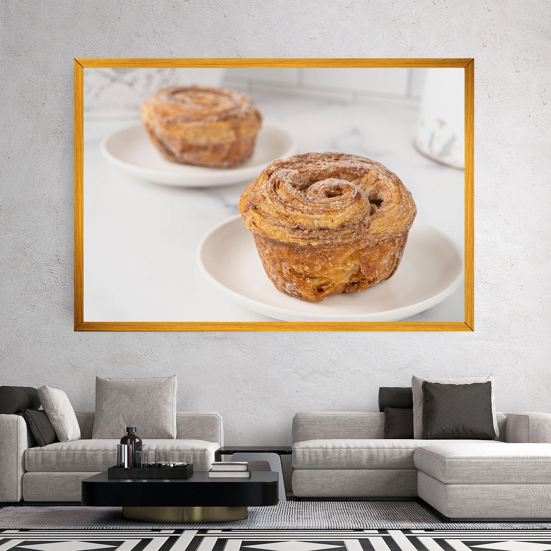 Tablou Canvas Cinnamon Roll mockup 2