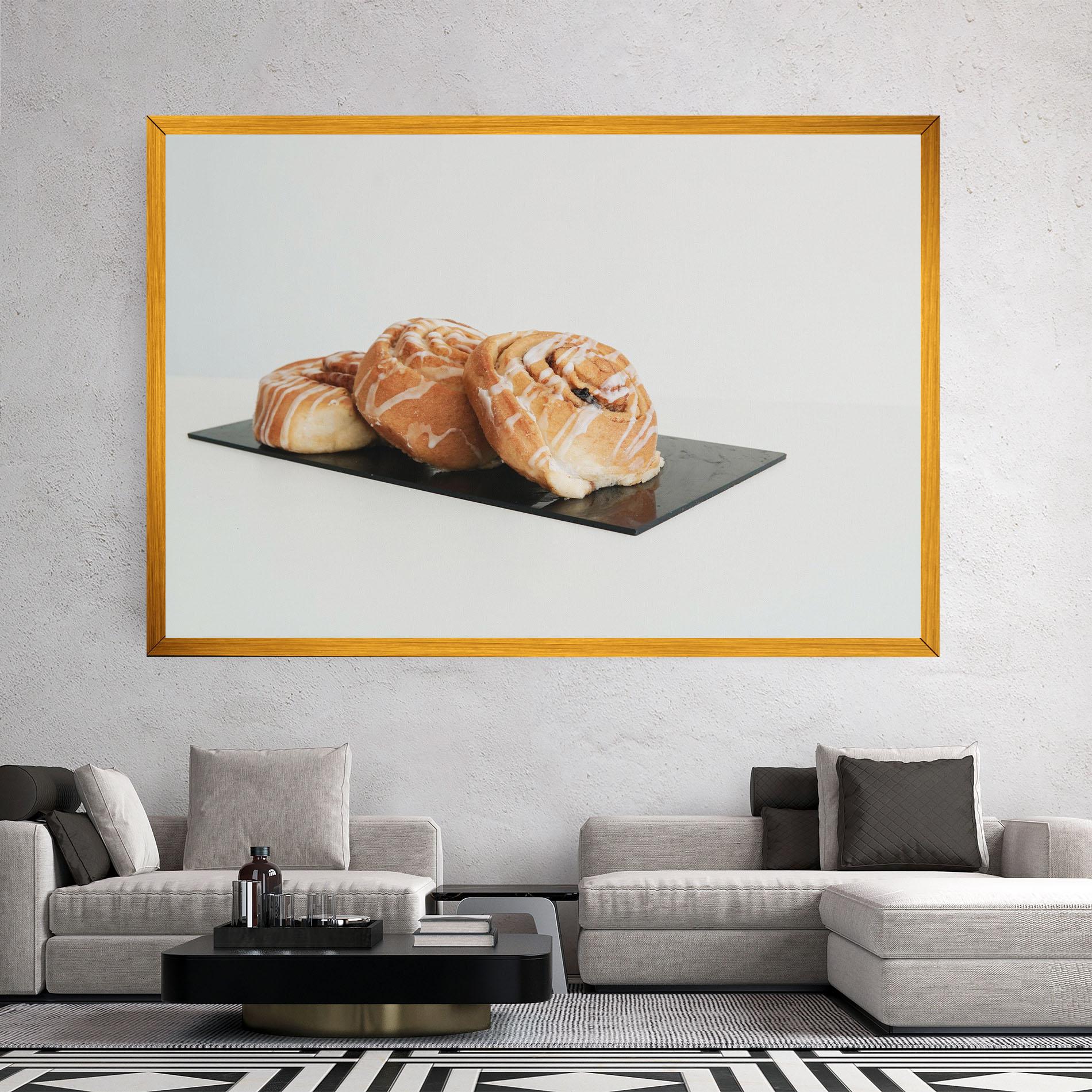 Tablou Canvas Cinnamon Rolls mockup 2