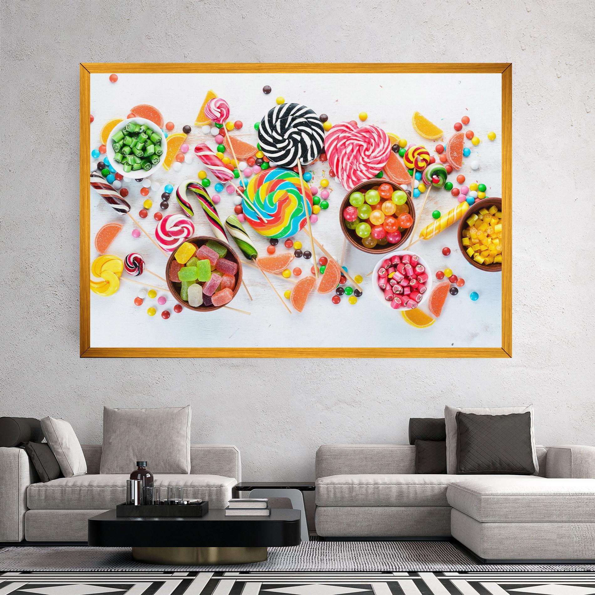 Tablou Canvas Colorful Candies Jelly mockup 2