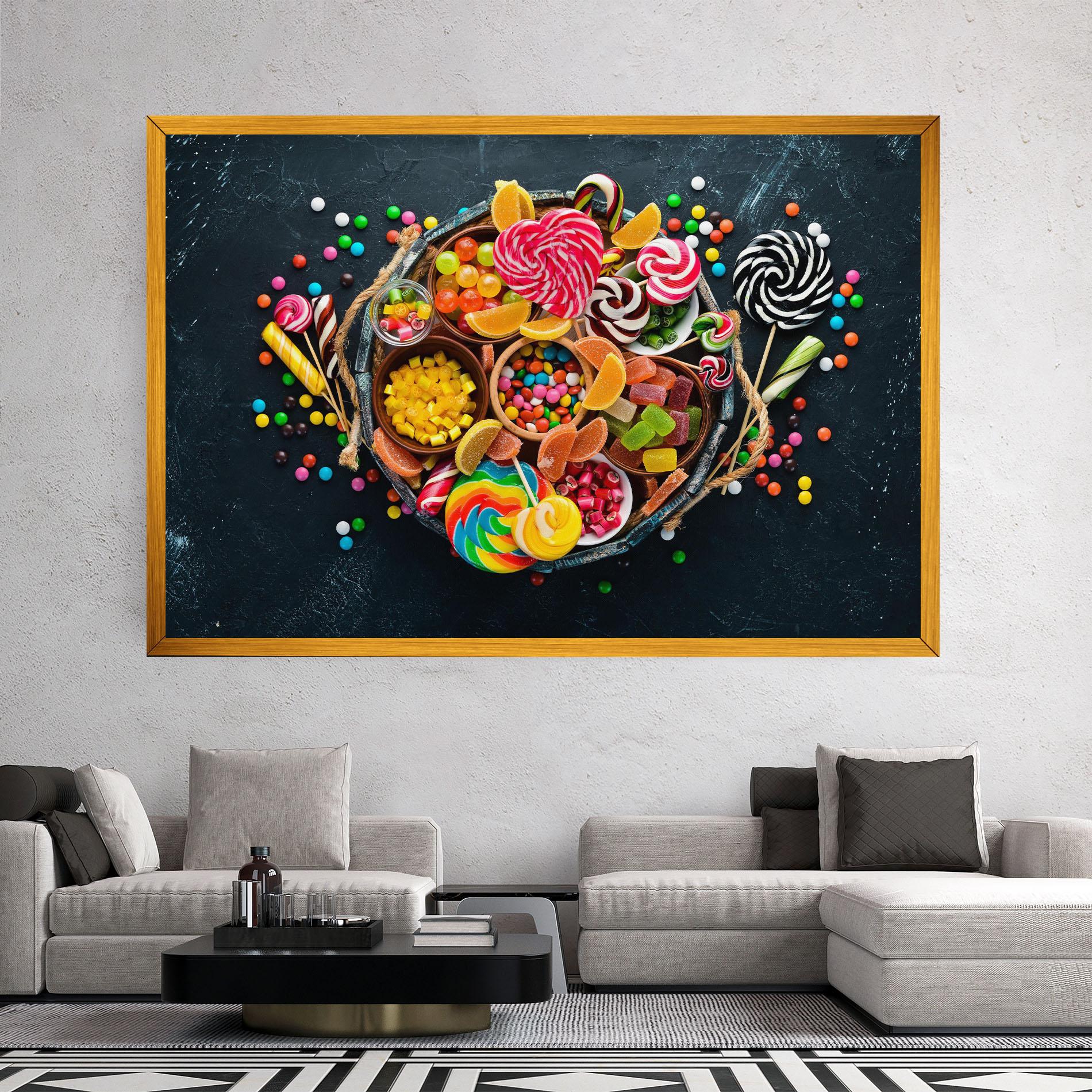 Tablou Canvas Colorful Jelly mockup 2