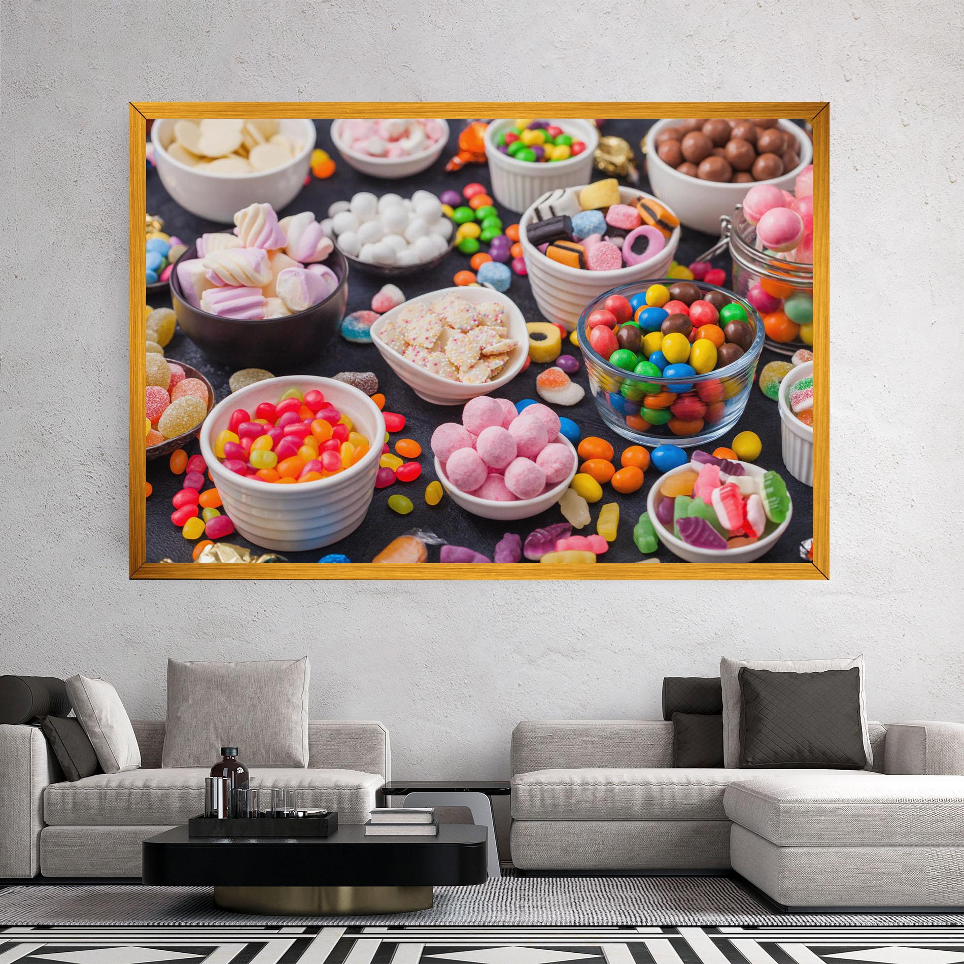 Tablou Canvas Lollipop Candies mockup 2