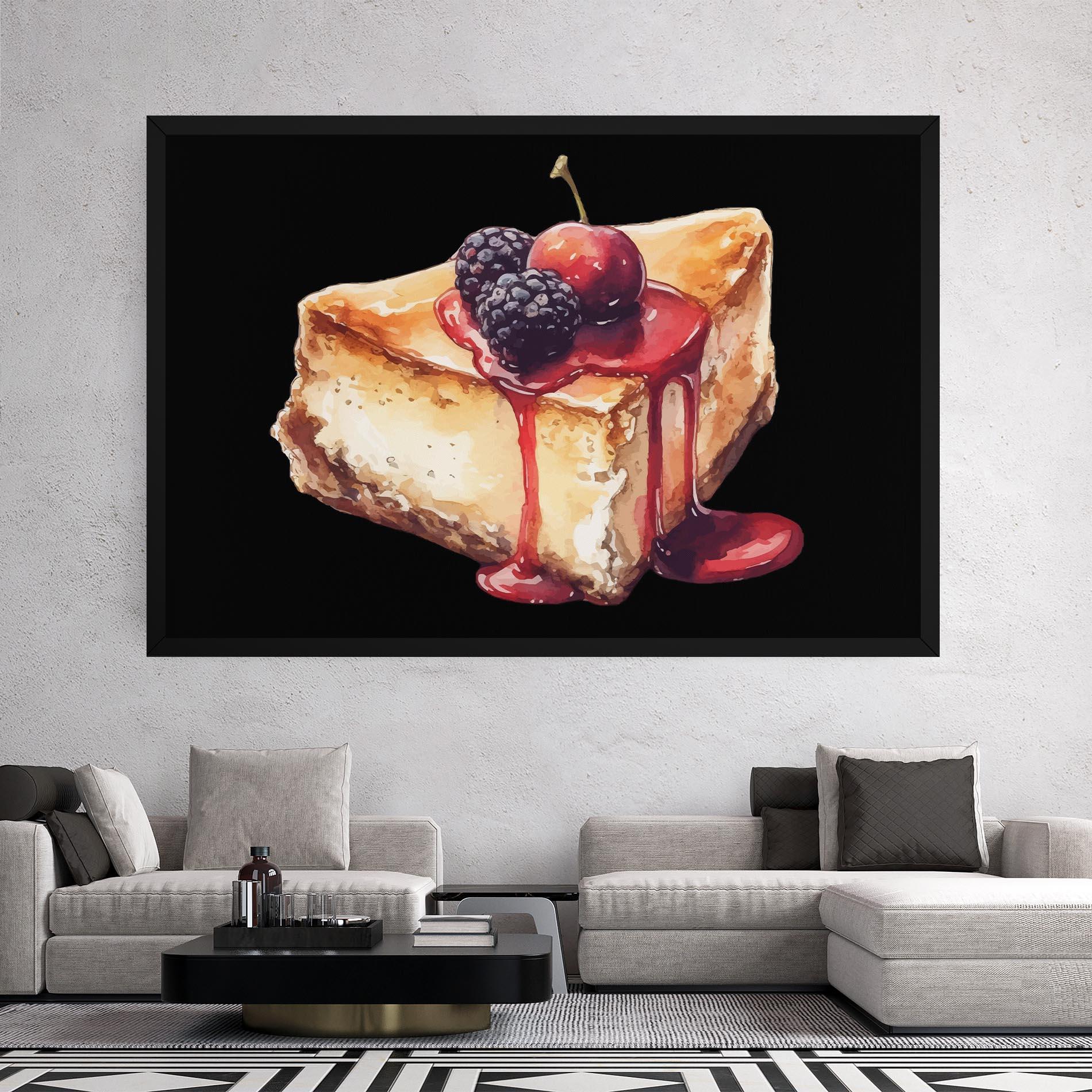 Tablou Canvas Berries Pie mockup 2