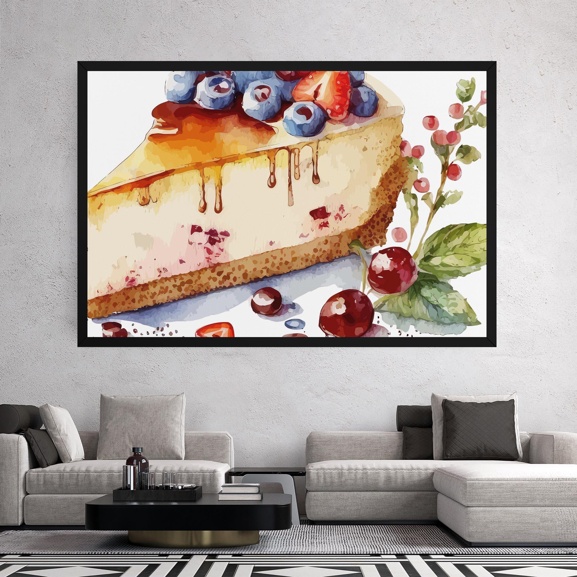Tablou Canvas Cheesecake mockup 2