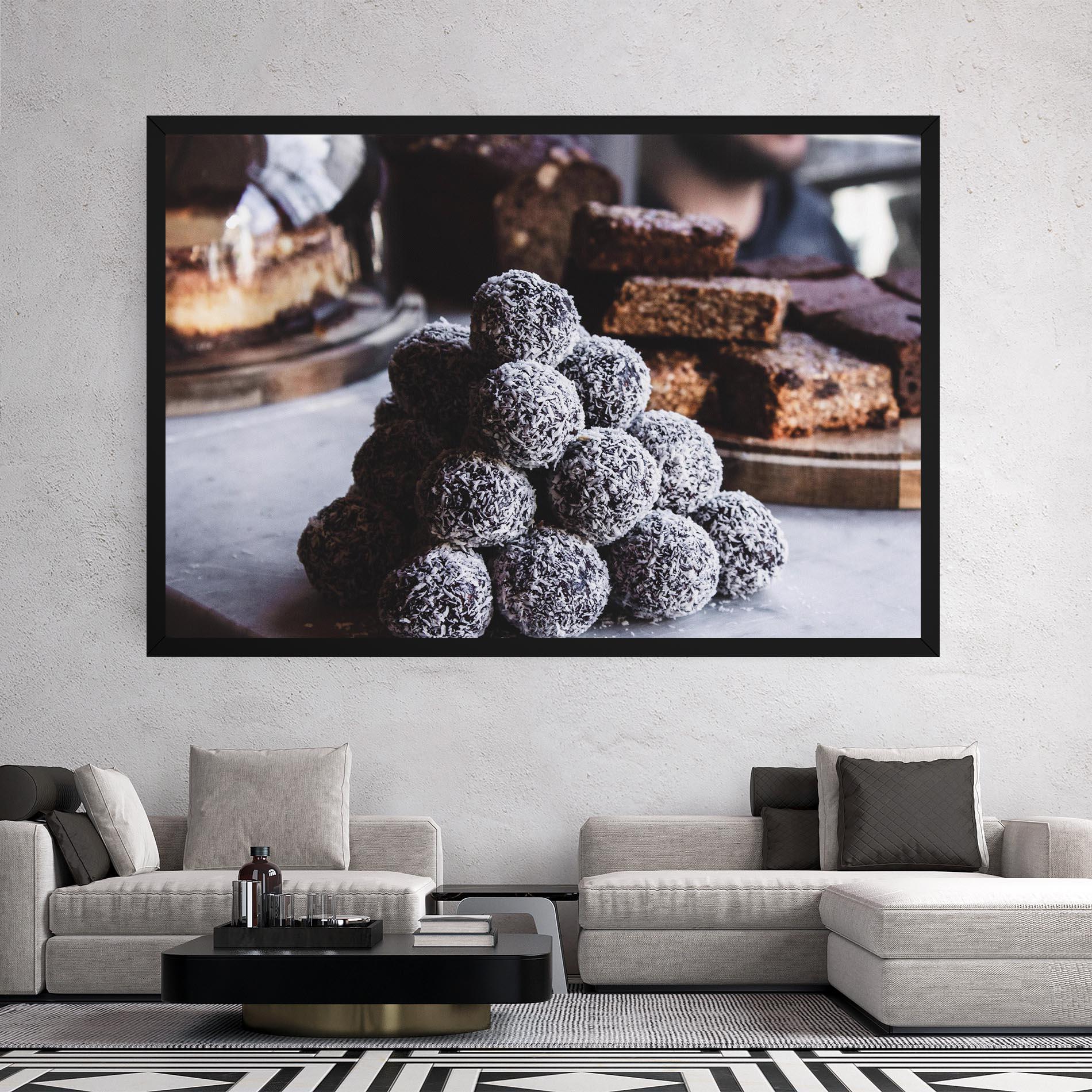Tablou Canvas Chocolate Balls mockup 2