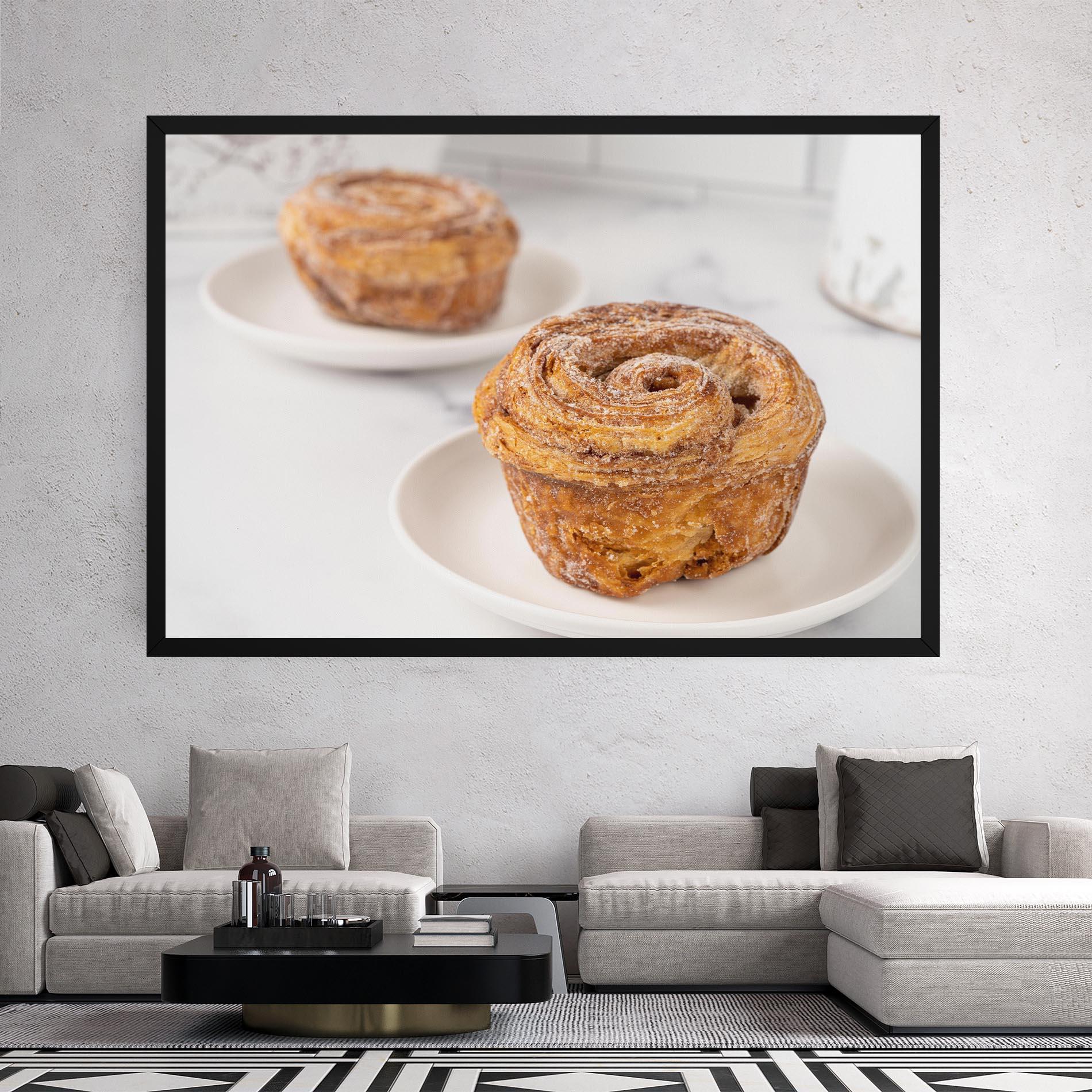 Tablou Canvas Cinnamon Roll mockup 2