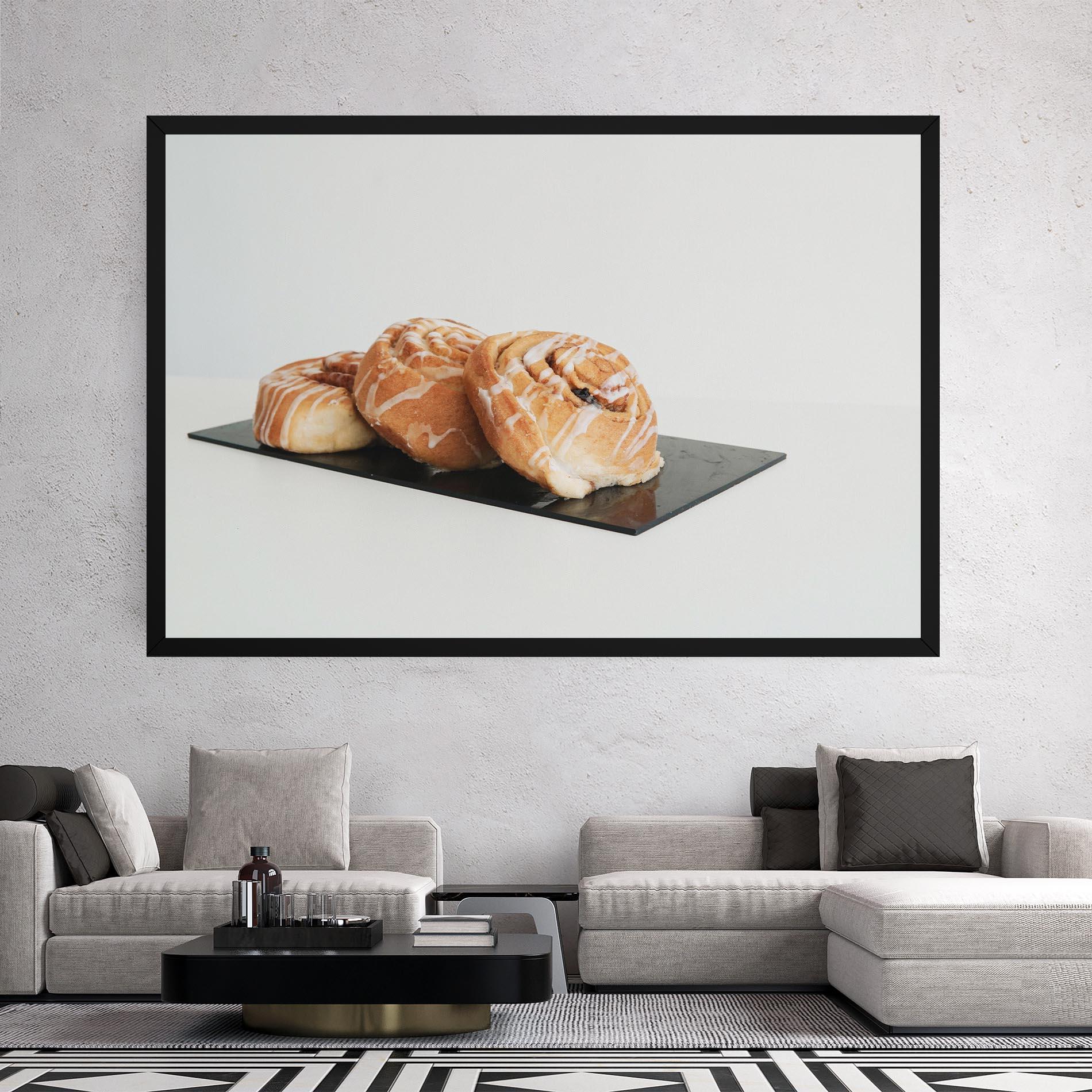 Tablou Canvas Cinnamon Rolls mockup 2