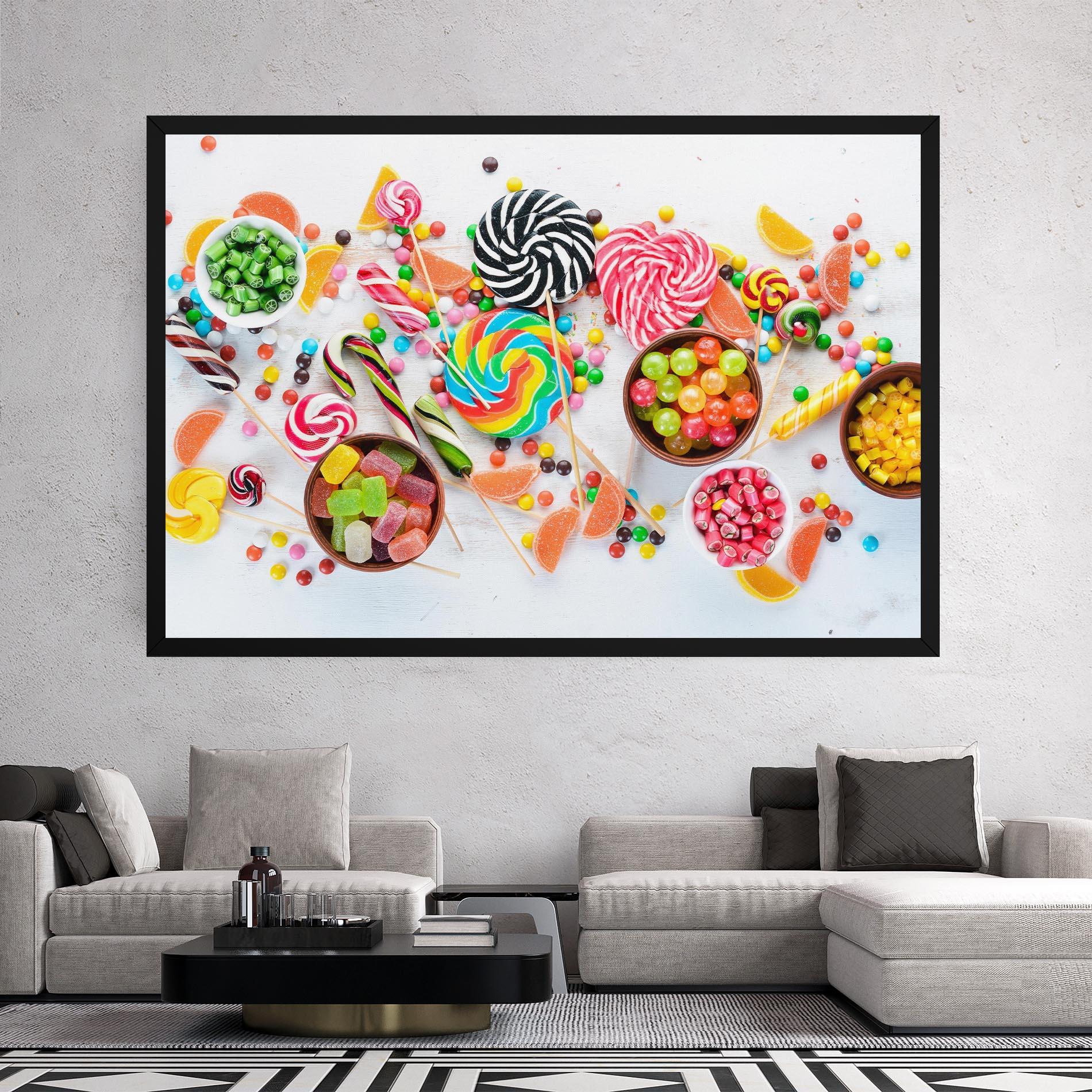 Tablou Canvas Colorful Candies Jelly mockup 2