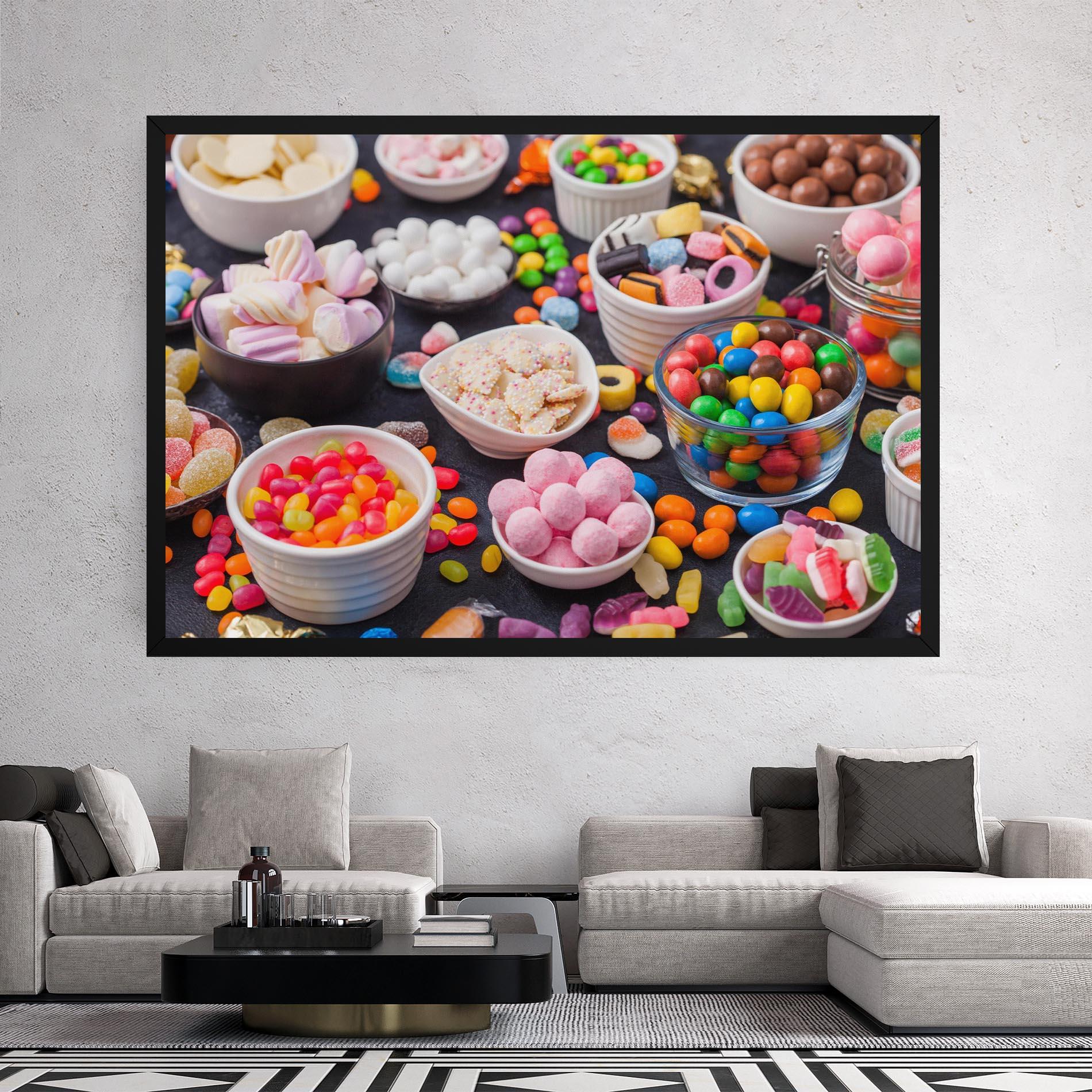 Tablou Canvas Lollipop Candies mockup 2