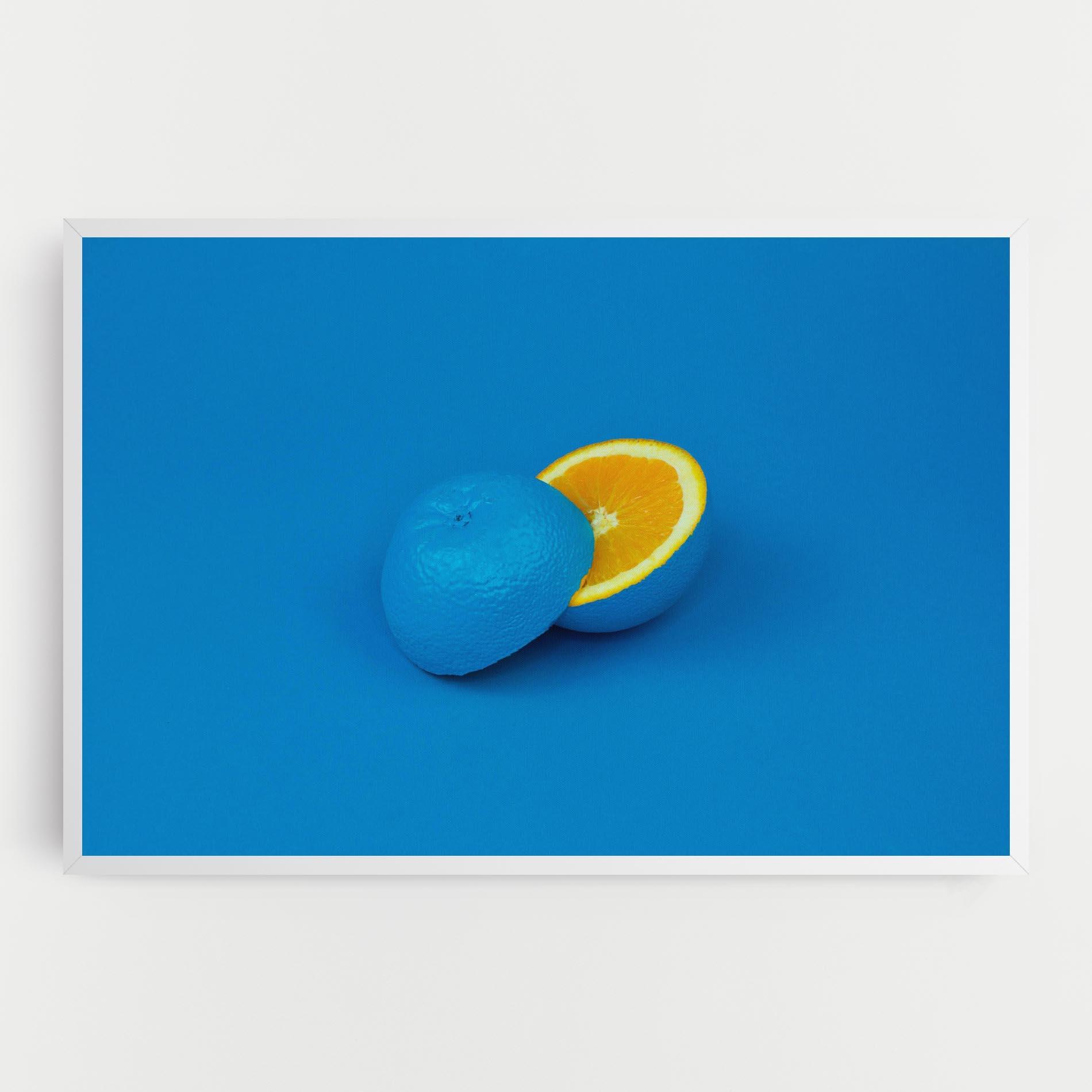 Tablou Canvas Blue Orange mockup 0