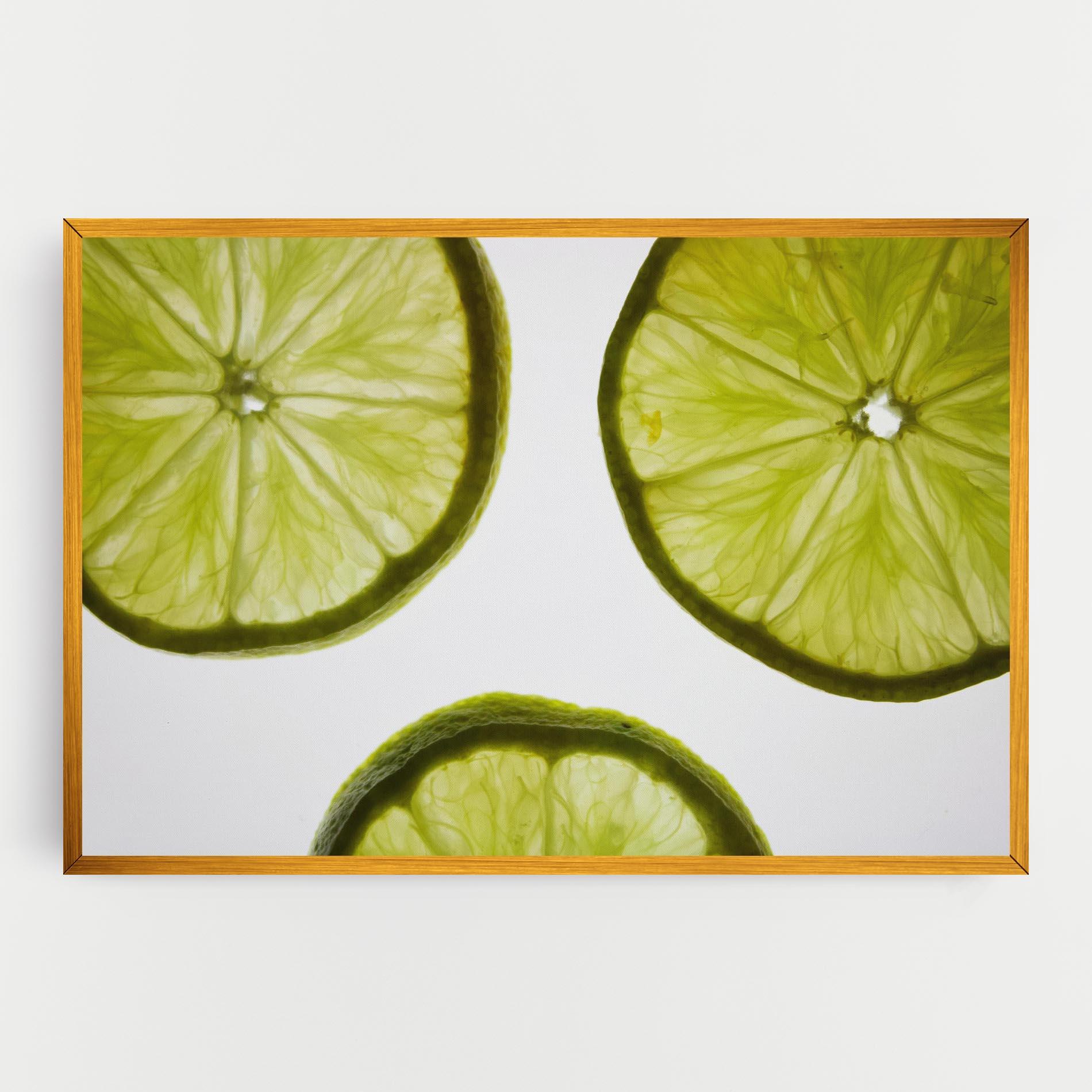Tablou Canvas Lime Slice mockup 0
