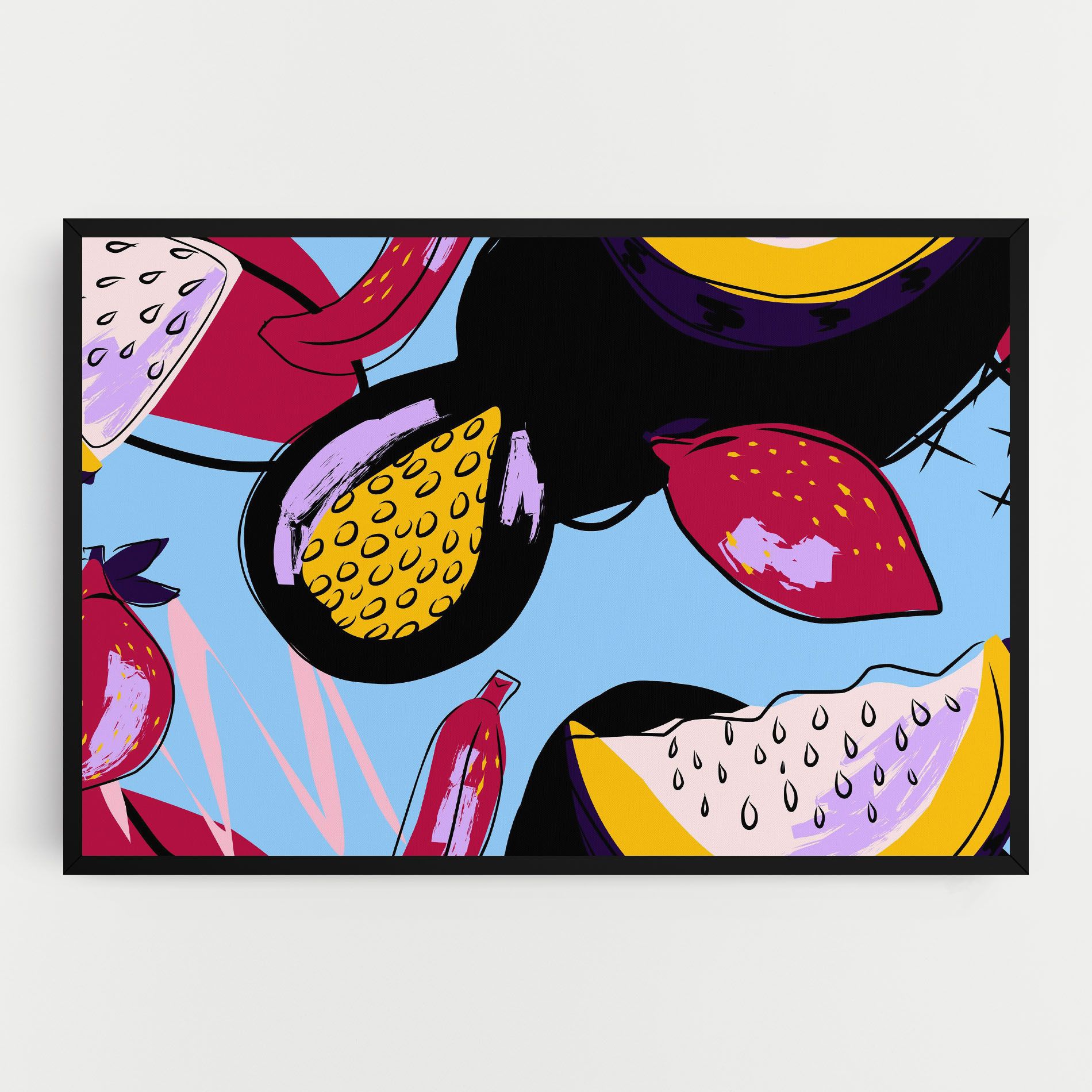 Colorful Fruits mockup 0