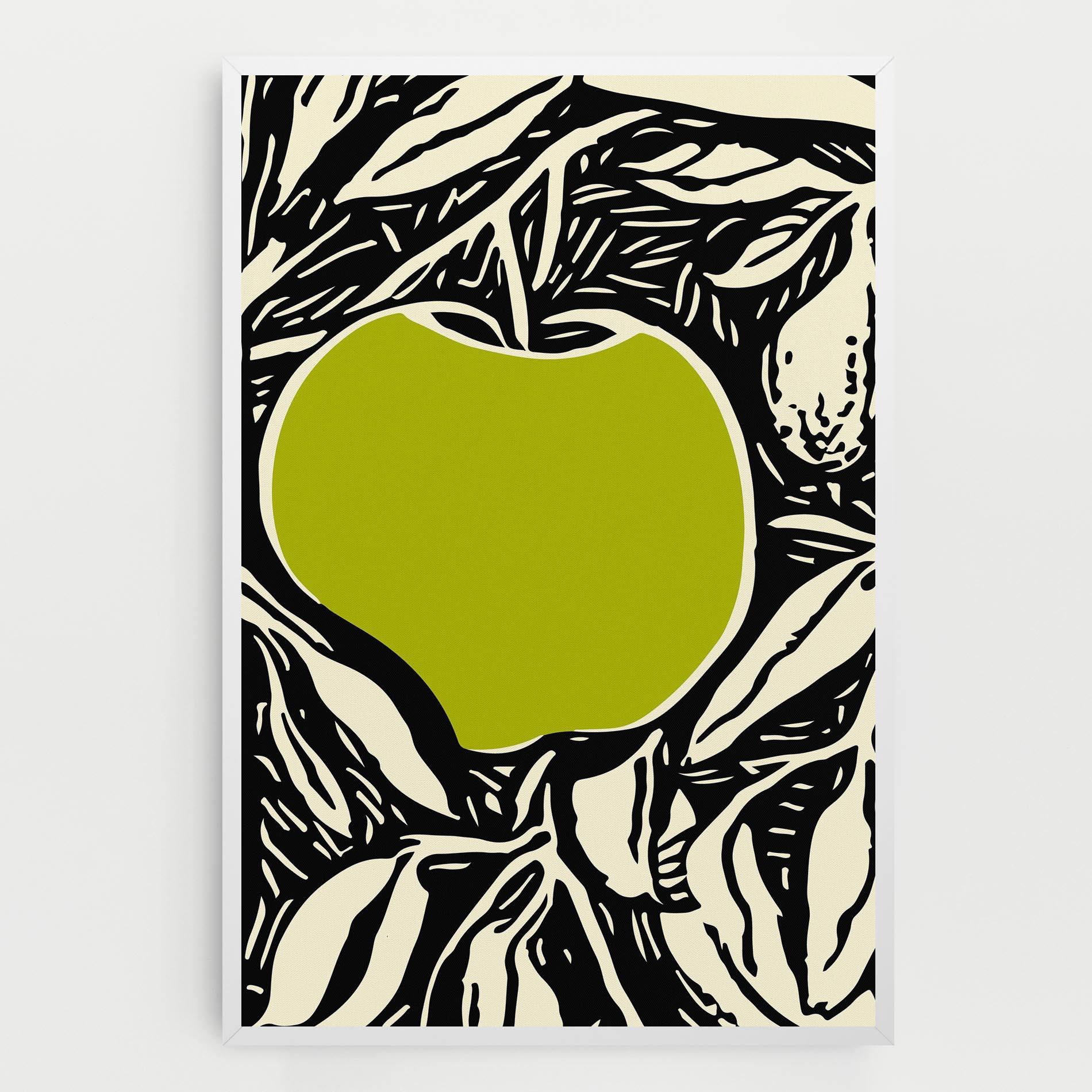 Tablou Canvas Green Apple mockup 0